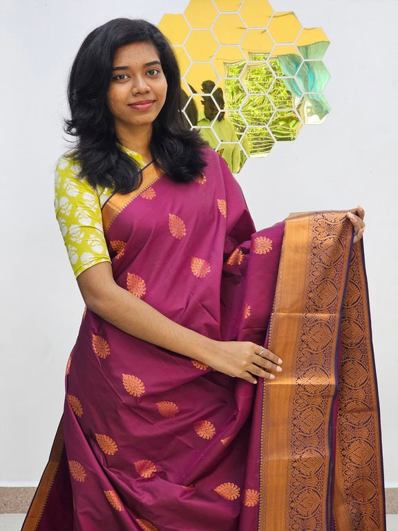 Kanchipuram Blended New Fancy Butta Silk Sarees 085