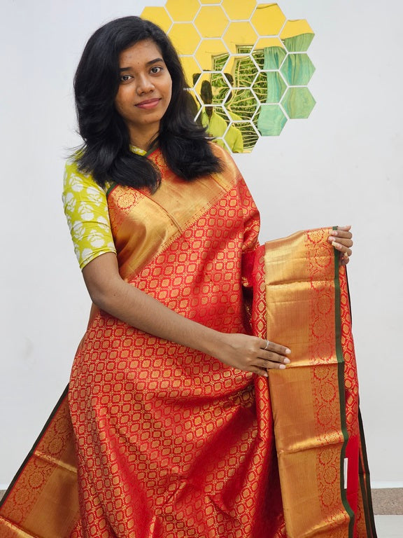 Kanchipuram Pure Handloom Bridal Silk Sarees 075