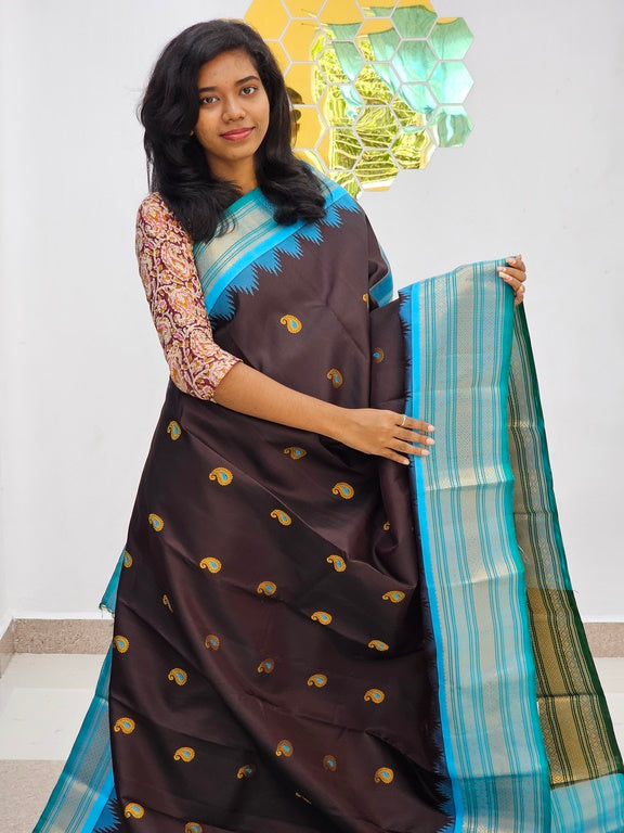 Kanchipuram Pure Handloom High Bridal Silk Sarees 098