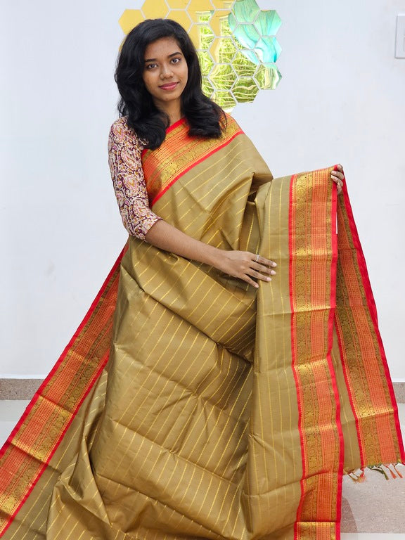 Kanchipuram Pure Handloom High Bridal Silk Sarees 105