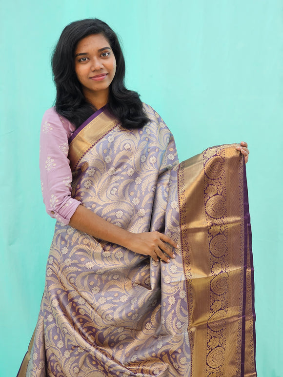 Kanchipuram Blended Mini Tissue Silk Saree 170