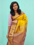 Kanchipuram Blended Fancy Korvai Silk Saree 1246