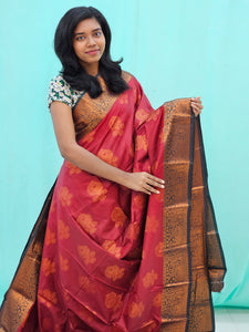 Kanchipuram Blended New Fancy Silk Sarees 423