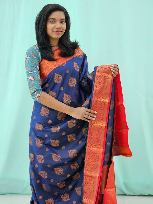 Kanchipuram Blended New Fancy Silk Sarees 426