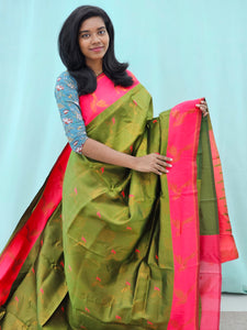 Kanchipuram Blended New Fancy Silk Sarees 462