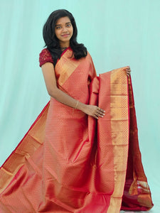 Kanchipuram Pure Handloom High Bridal Silk Saree 148