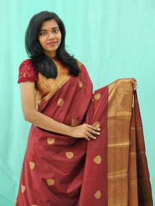 Kanchipuram Blended Mini Fancy Silk Saree 996