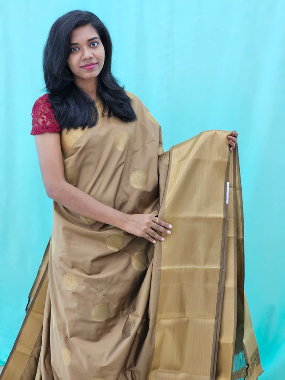 Kanchipuram Blended Mini Fancy Silk Saree 999