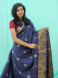 Kanchipuram Blended Mini Fancy Silk Saree 1005