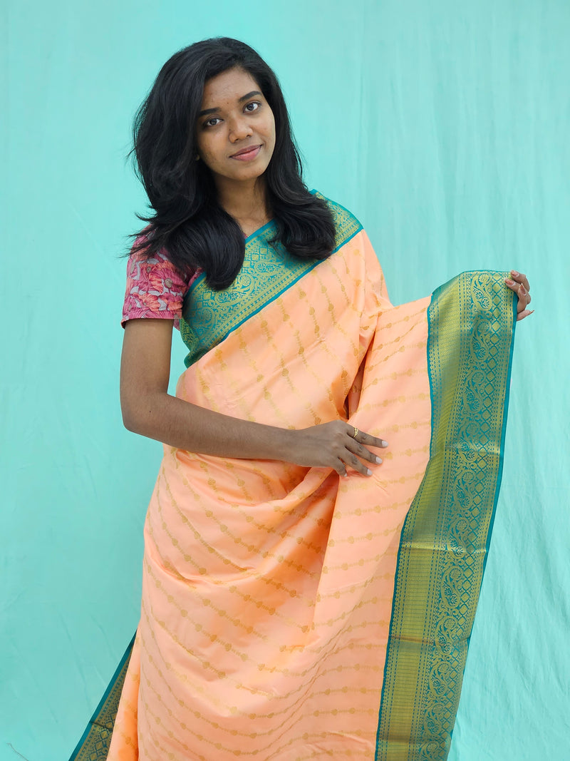 Kanchipuram Blended Trending Silk Saree 011