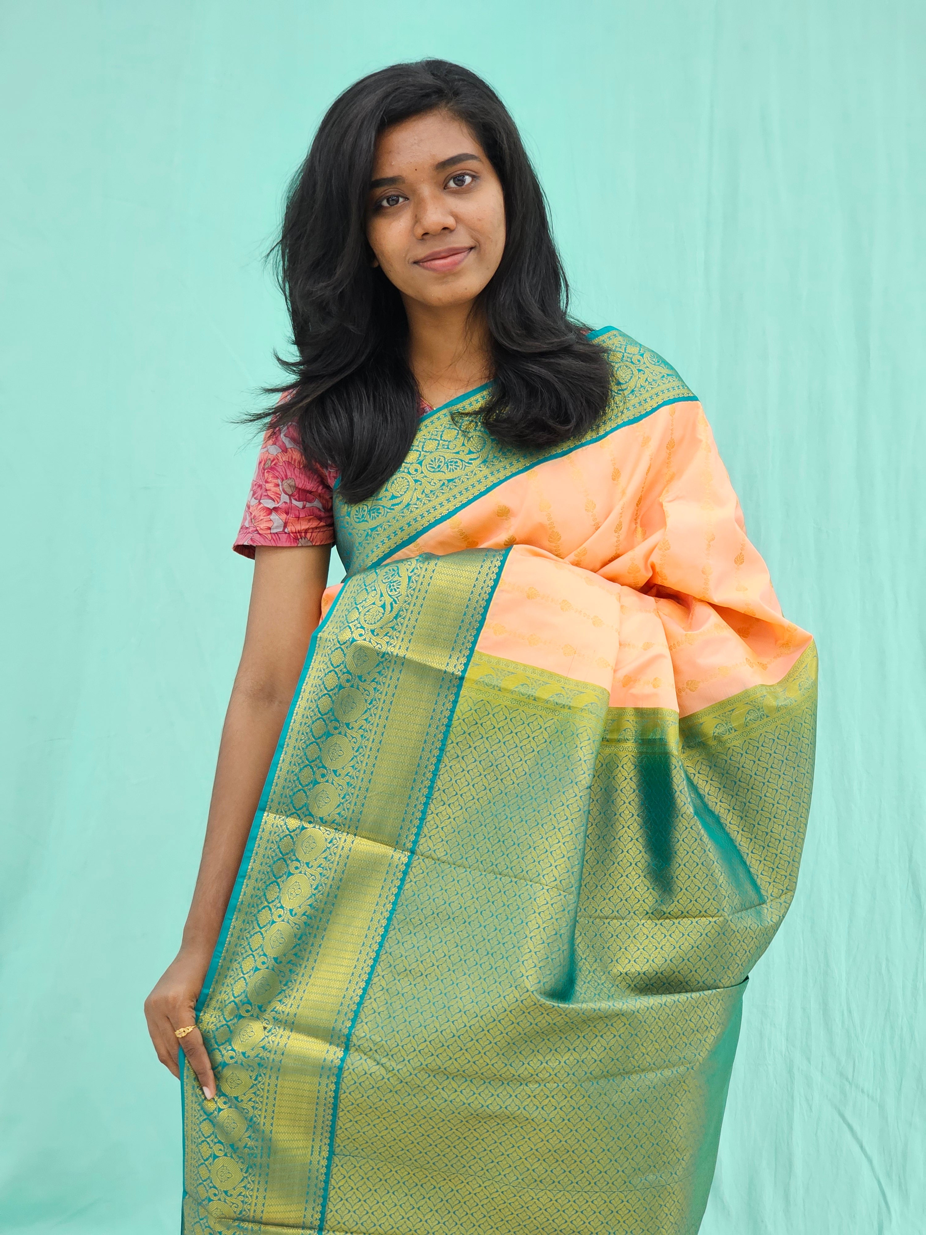 Kanchipuram Blended Trending Silk Saree 011