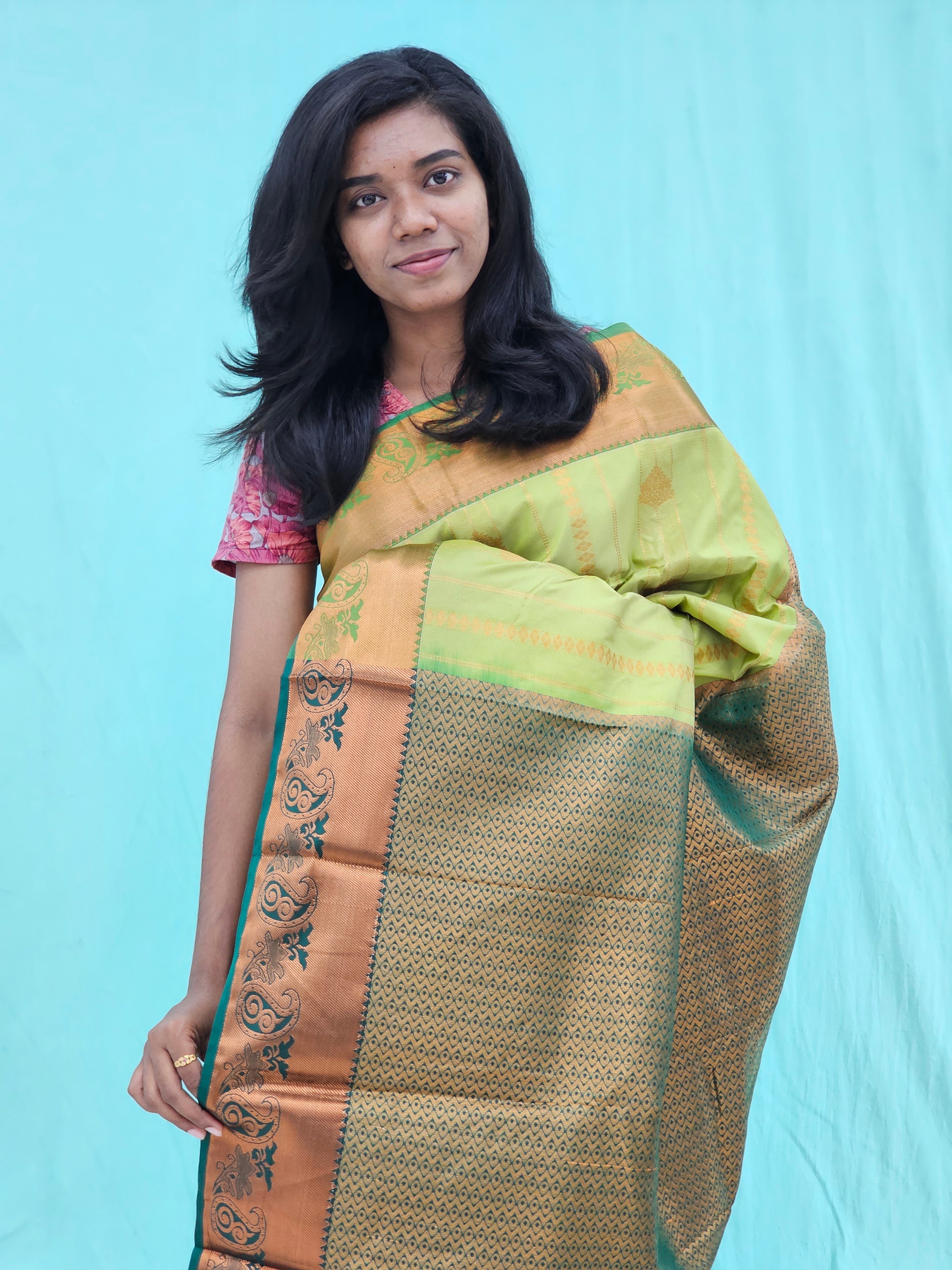 Kanchipuram Blended Trending Silk Saree 022