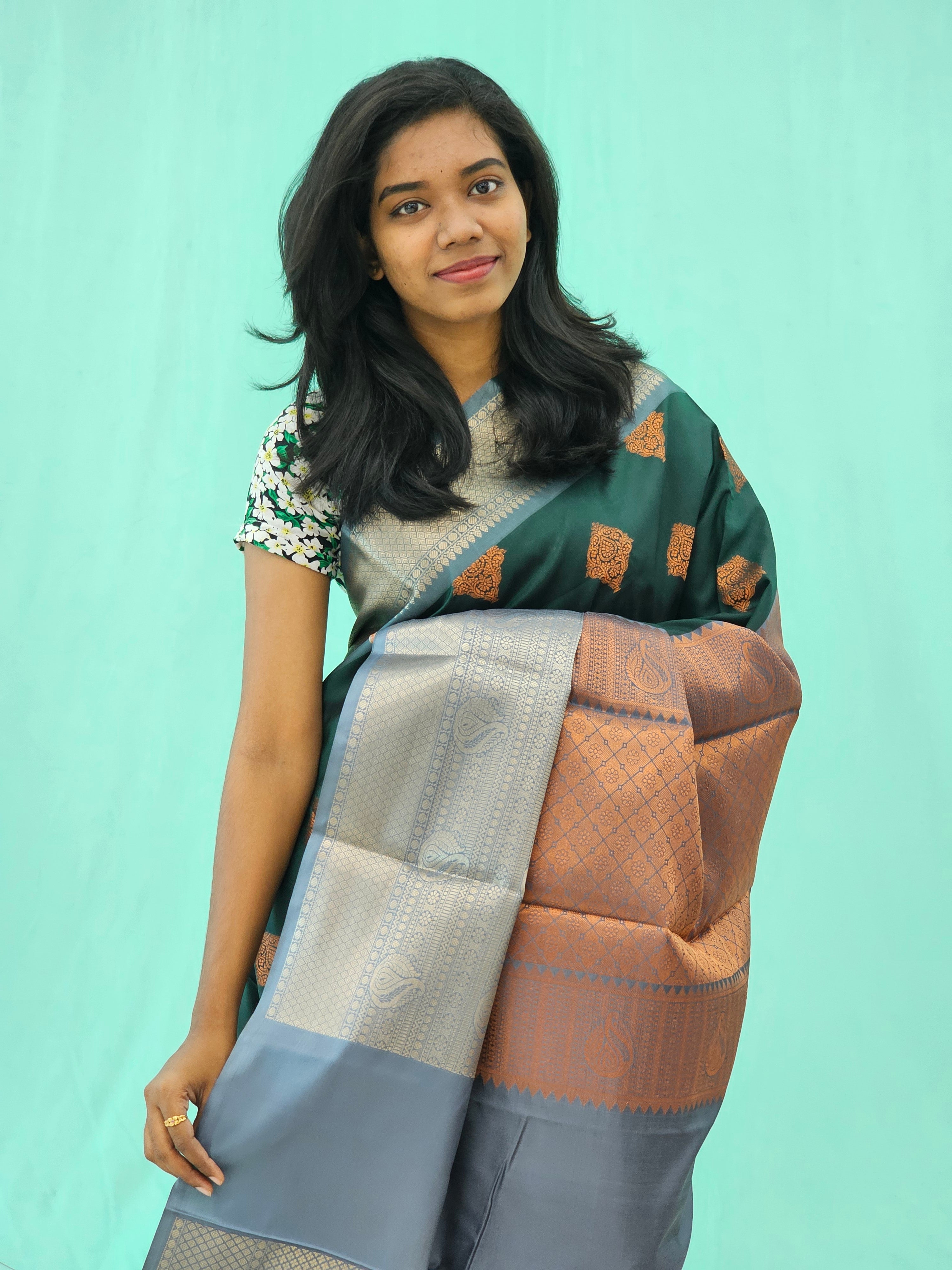 Kanchipuram Blended Trending Silk Saree 025