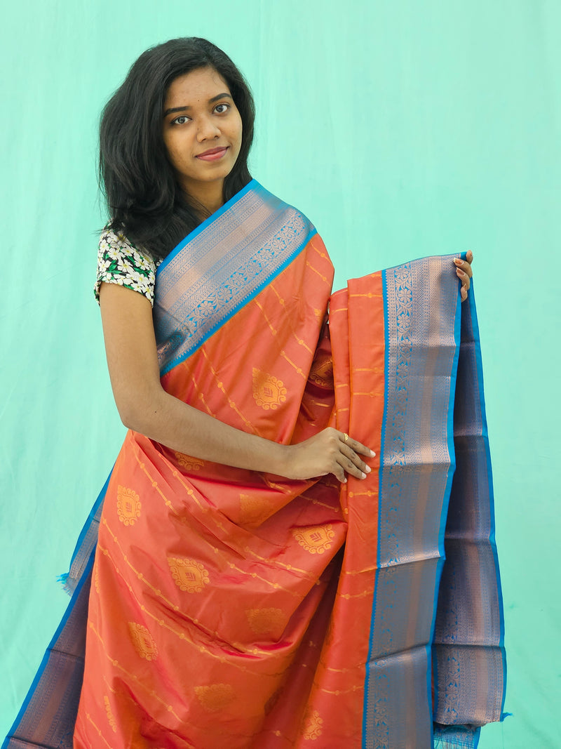 Kanchipuram Blended Trending Silk Saree 040