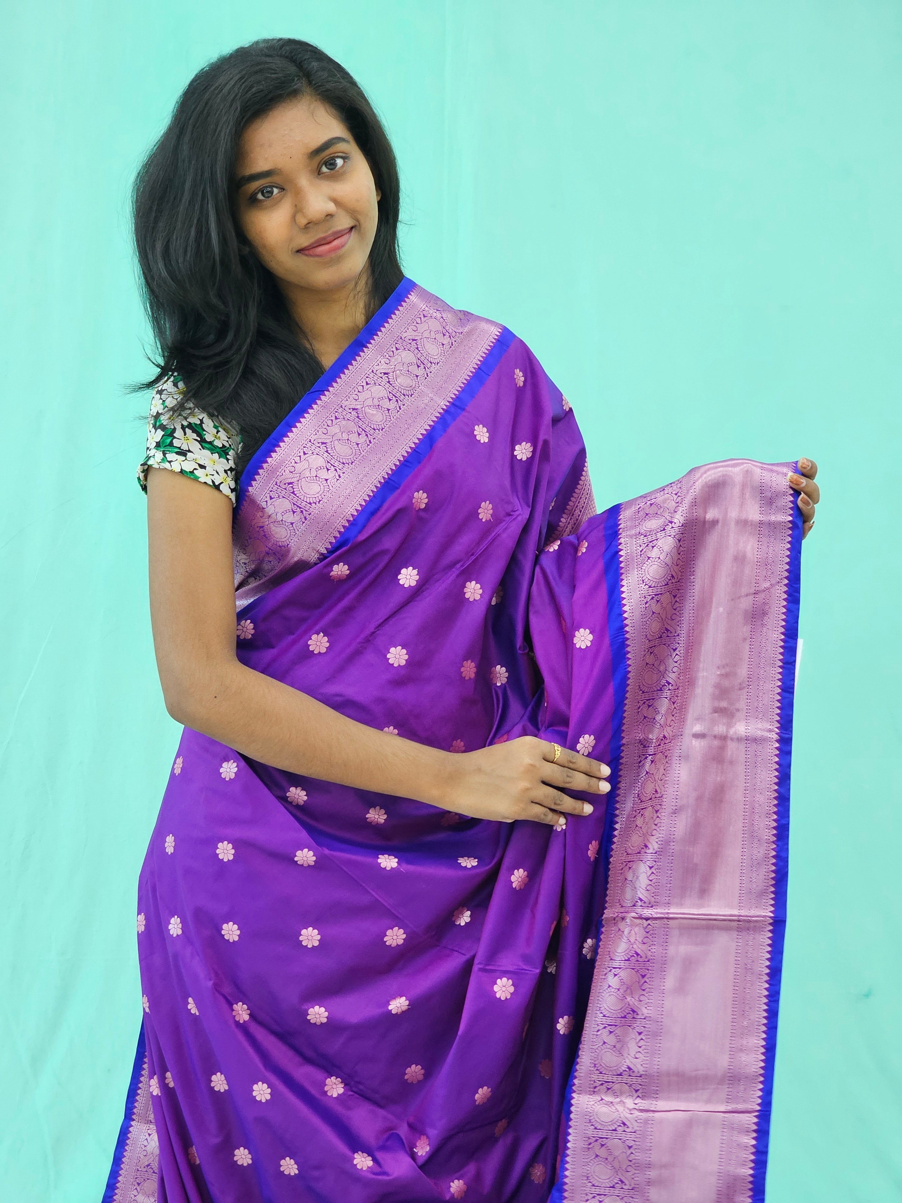 Kanchipuram Blended Trending Silk Saree 043