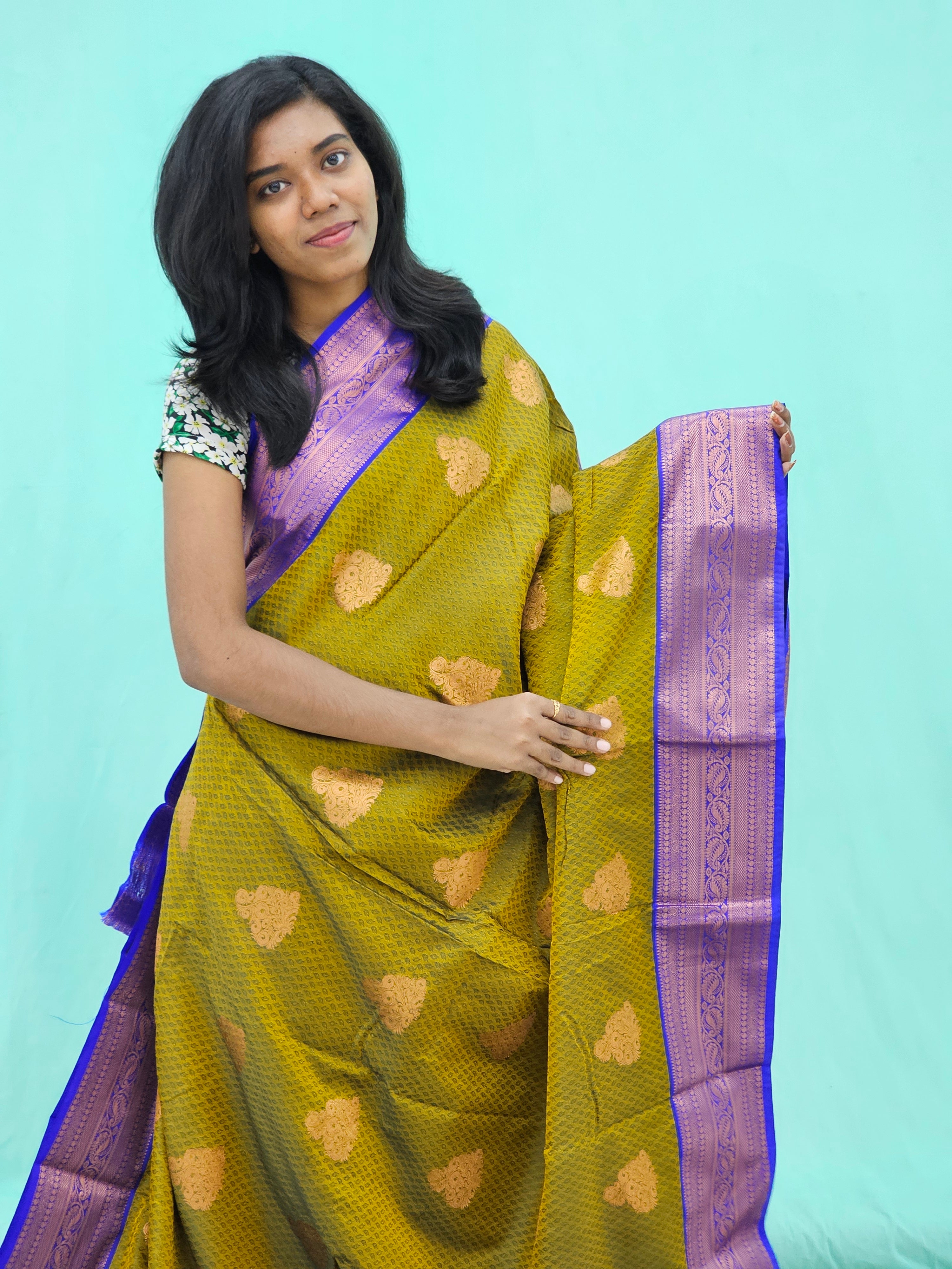 Kanchipuram Blended Trending Silk Saree 070