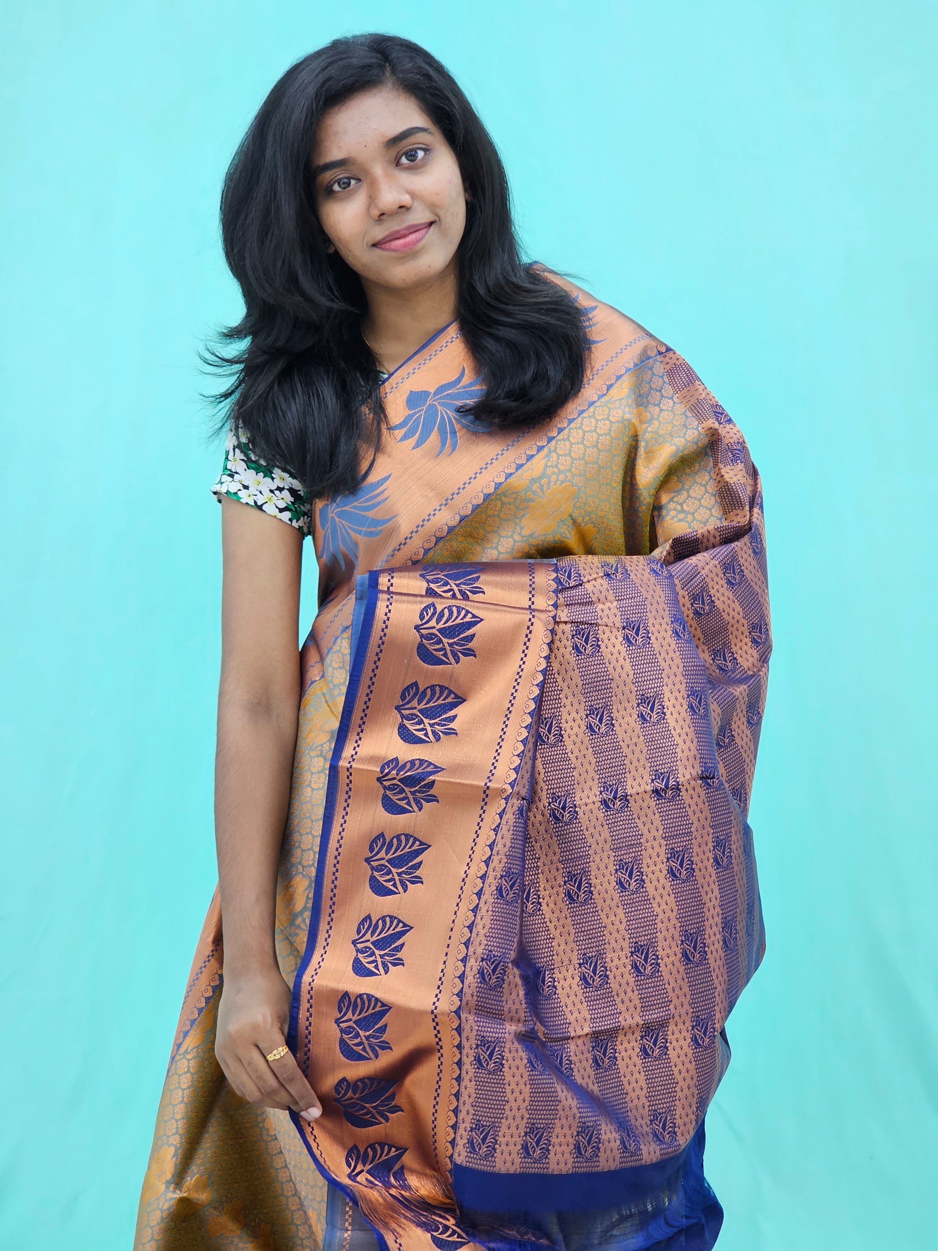 Kanchipuram Blended Trending Silk Saree 074