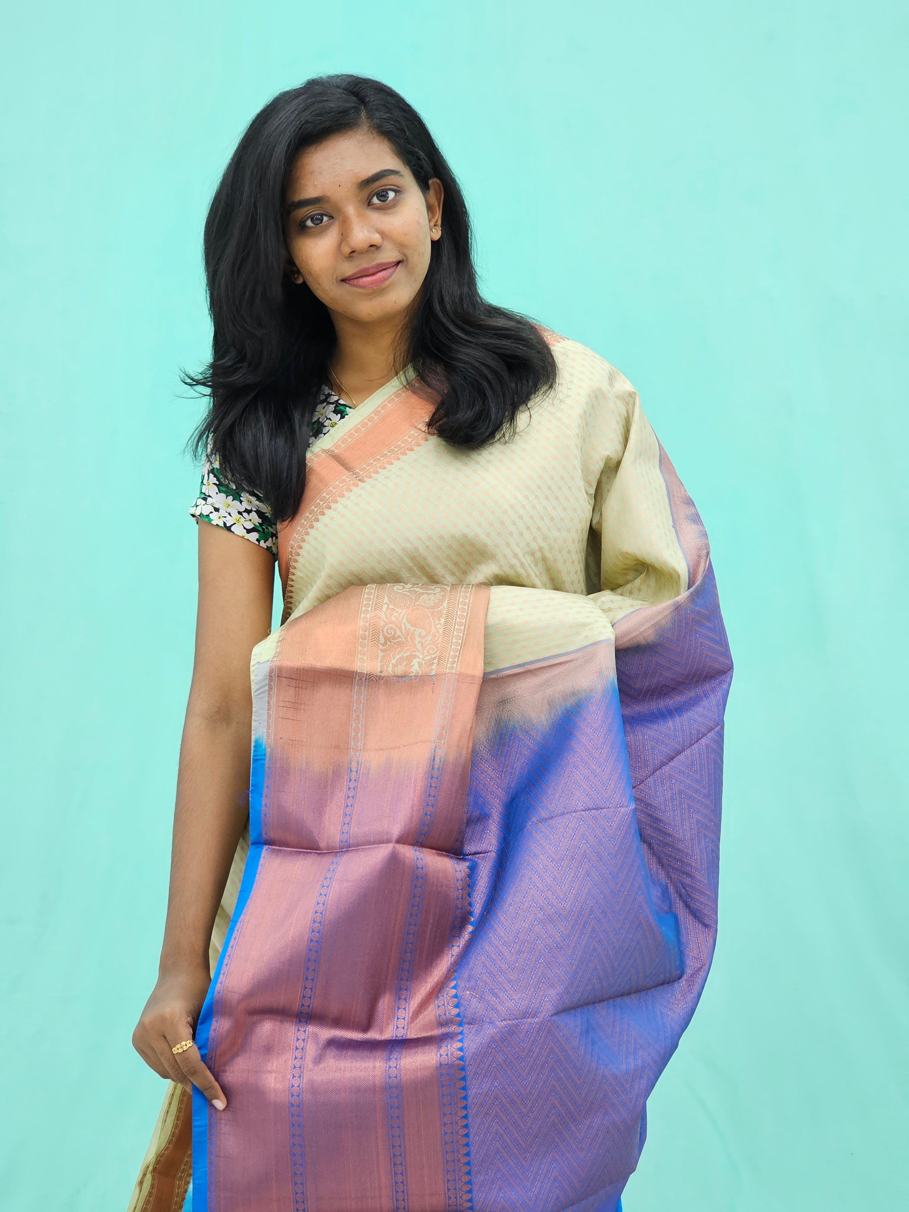 Kanchipuram Blended Trending Silk Saree 075