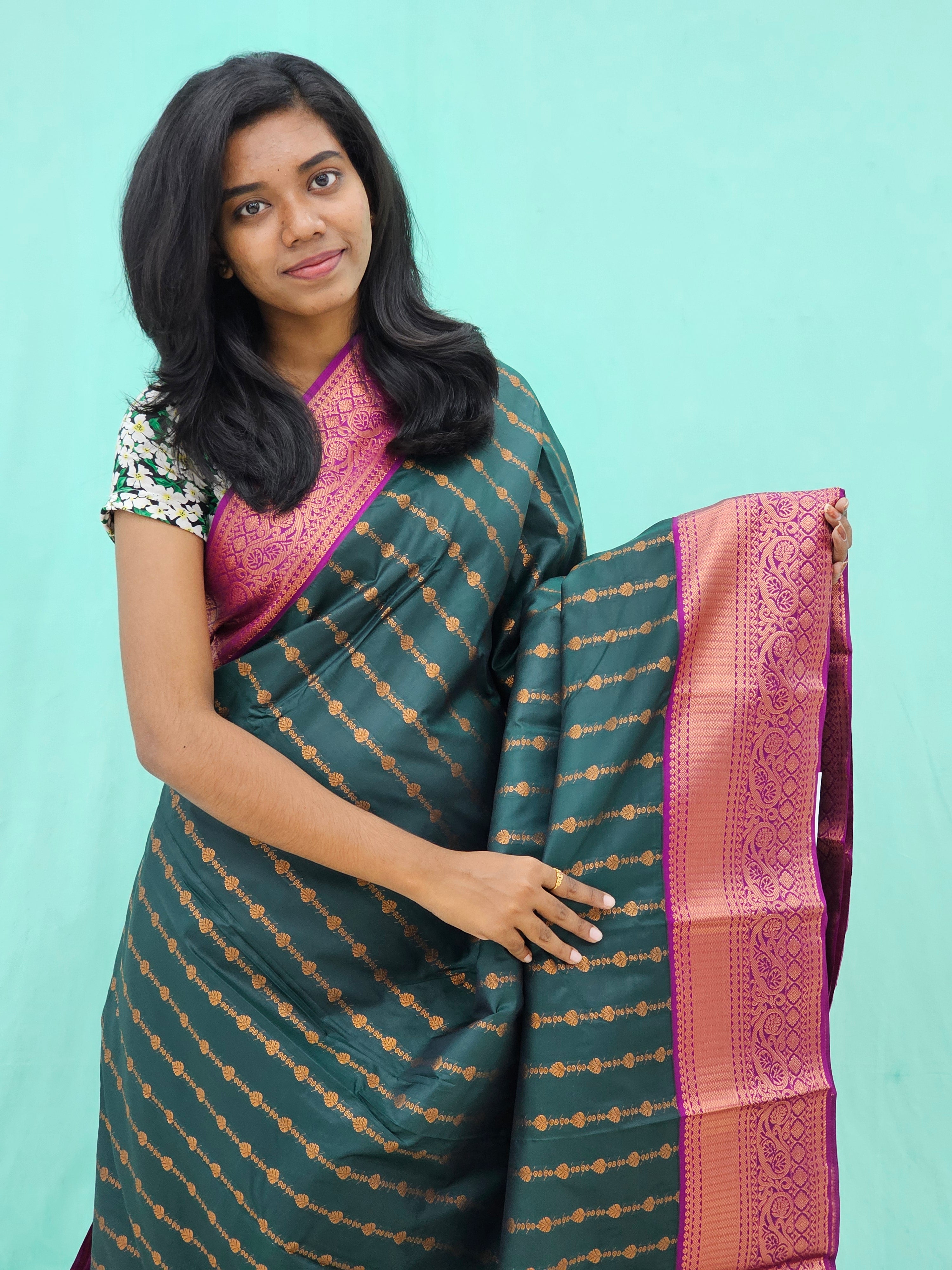 Kanchipuram Blended Trending Silk Saree 088