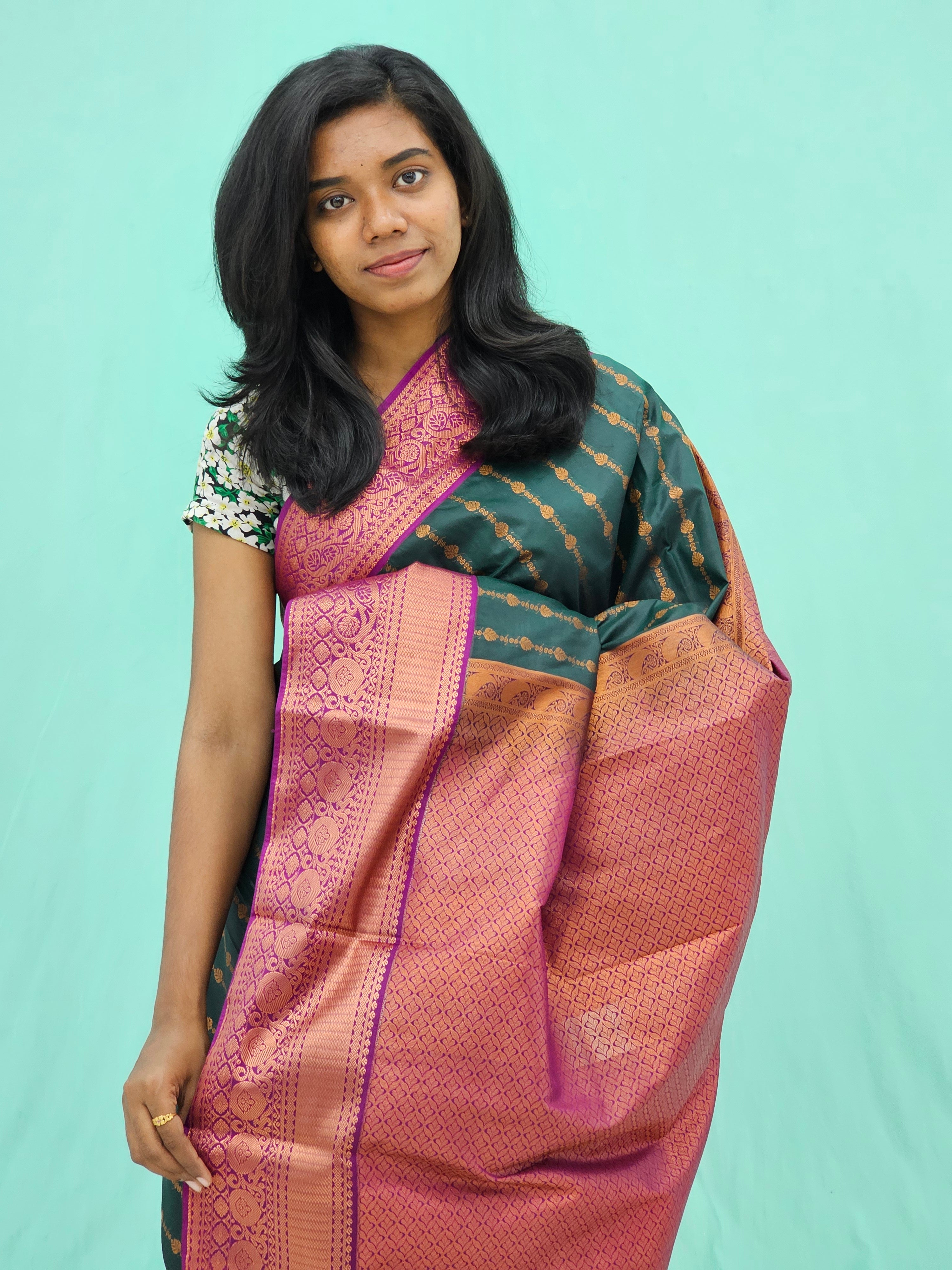 Kanchipuram Blended Trending Silk Saree 088