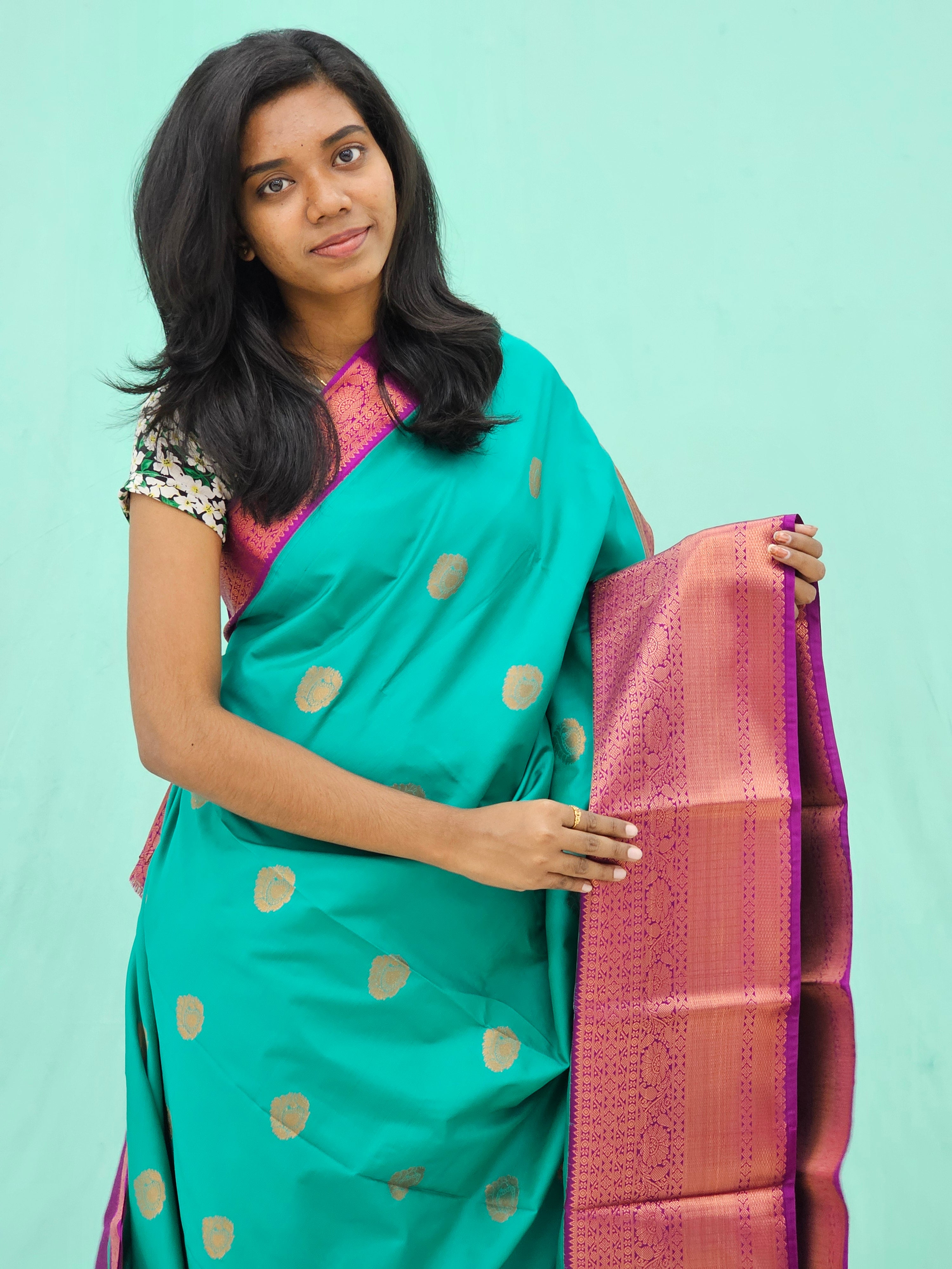 Kanchipuram Blended Trending Silk Saree 090