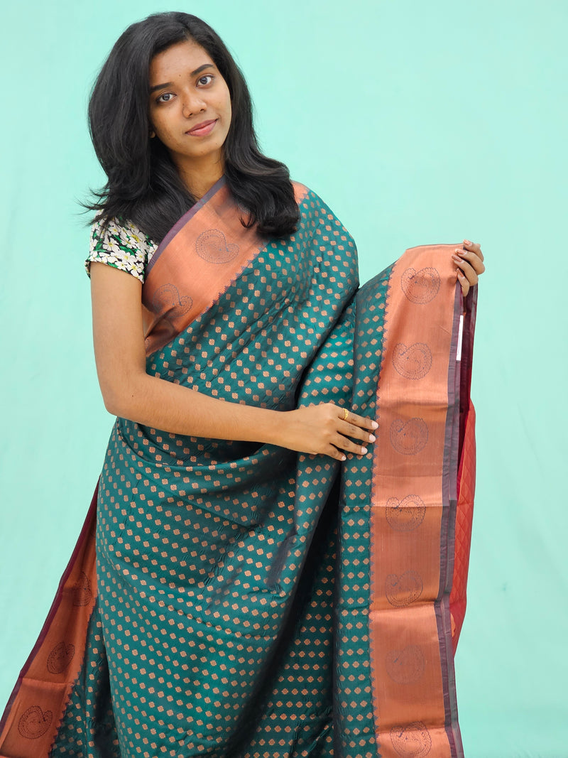 Kanchipuram Blended Trending Silk Saree 091