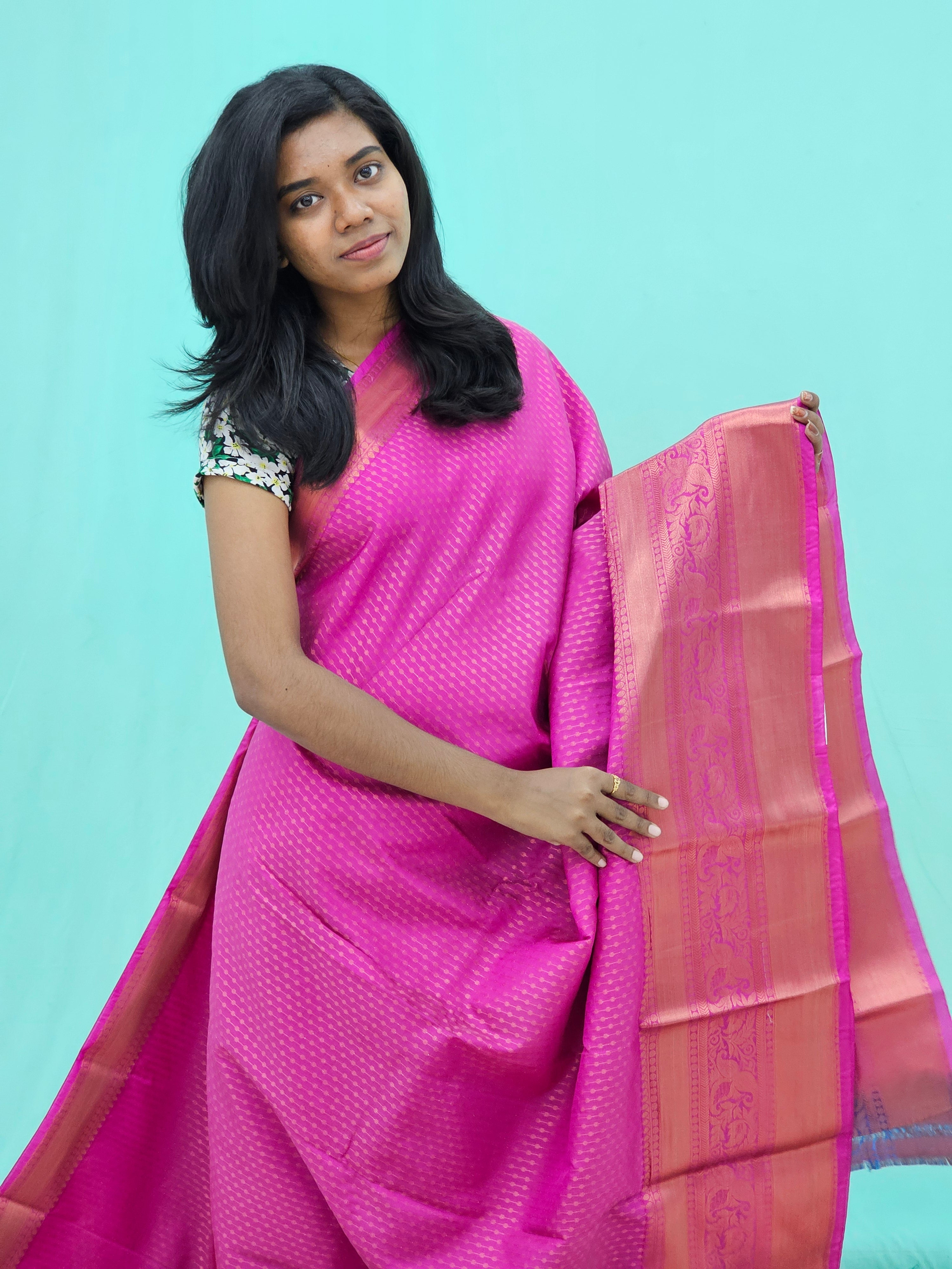 Kanchipuram Blended Trending Silk Saree 096