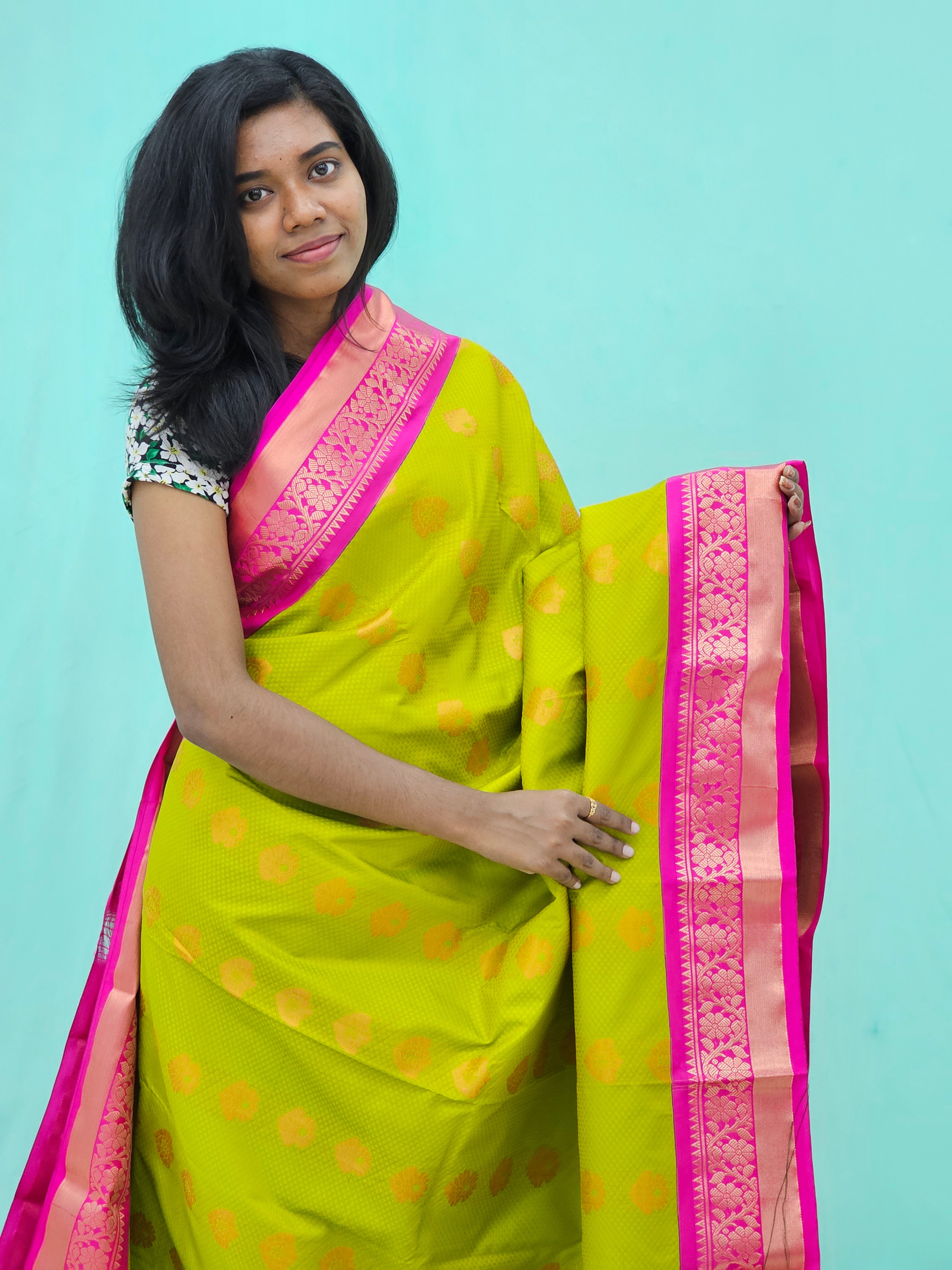 Kanchipuram Blended Trending Silk Saree 099
