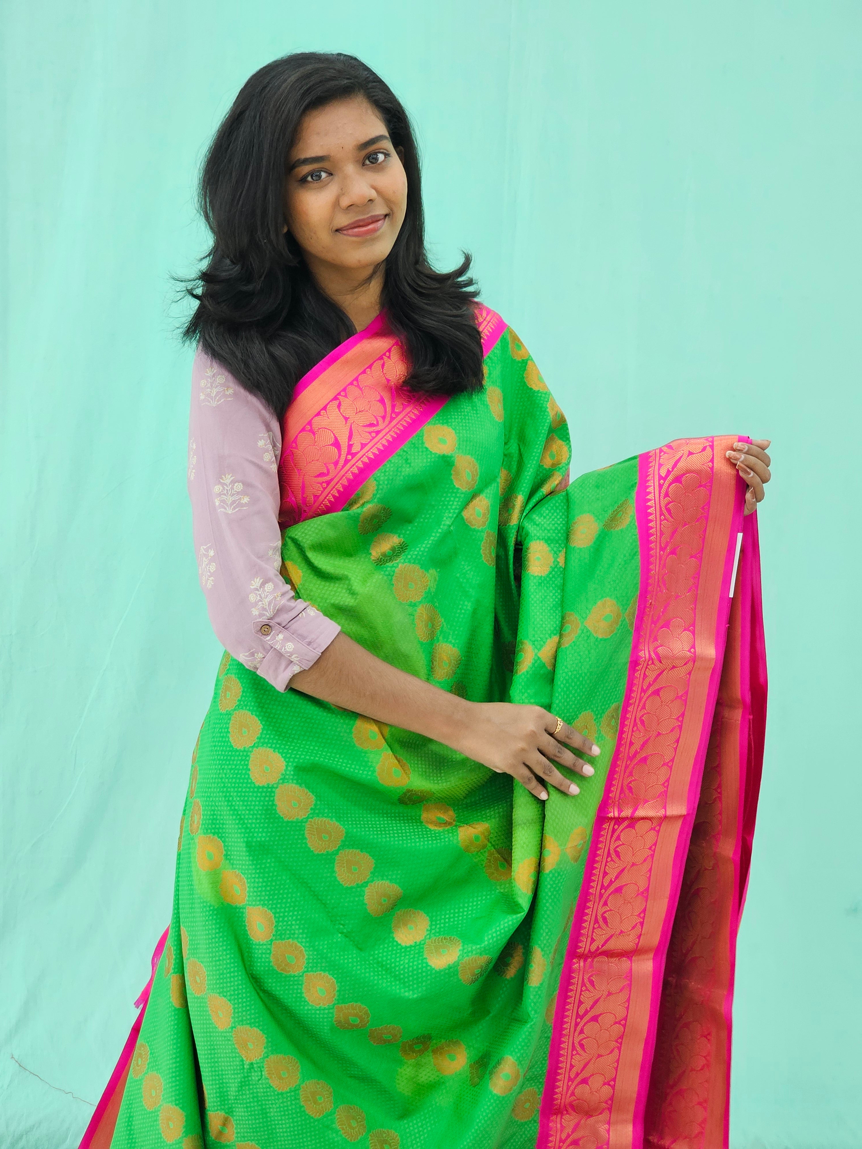 Kanchipuram Blended Trending Silk Saree 104