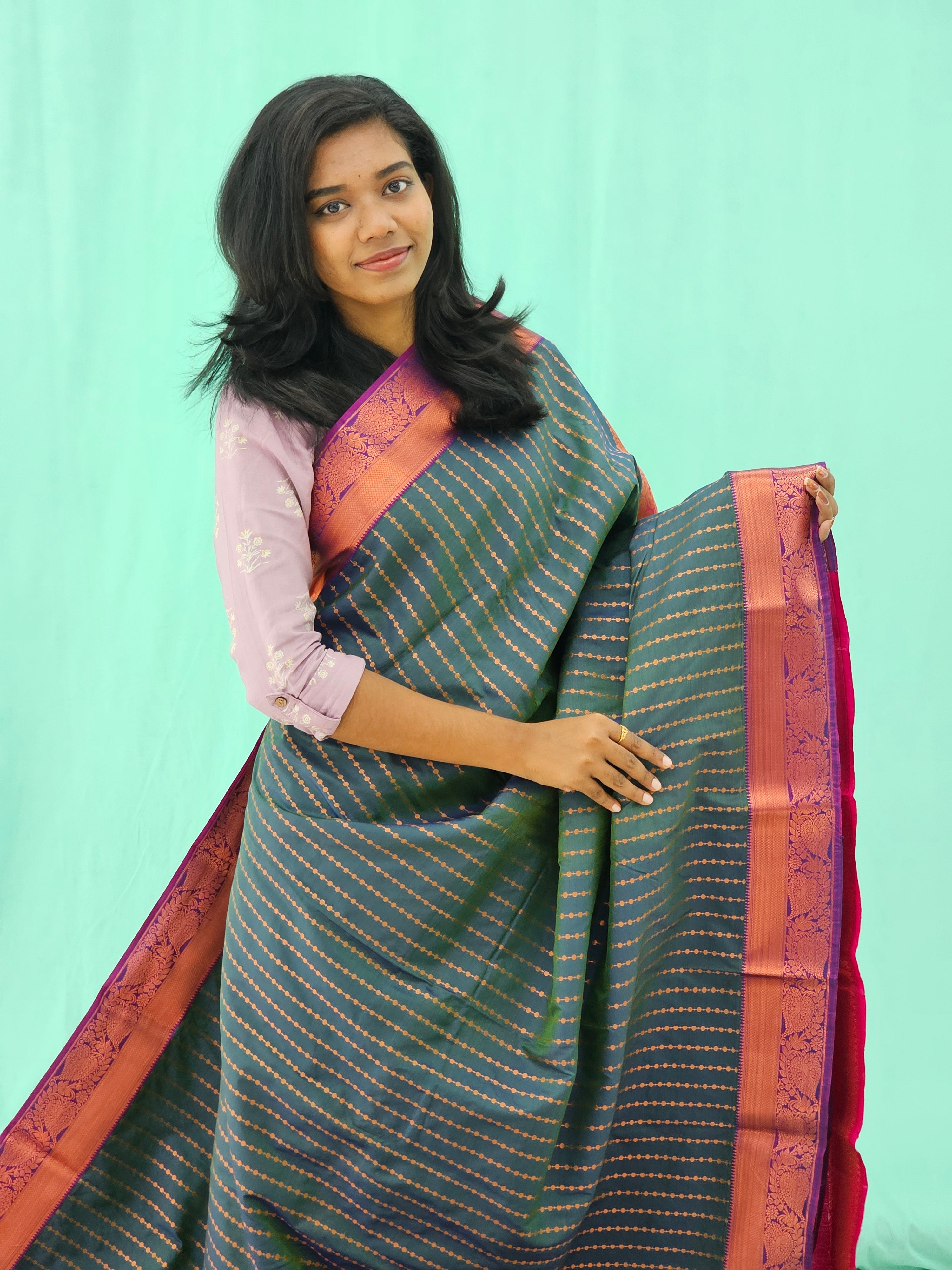 Kanchipuram Blended Trending Silk Saree 108