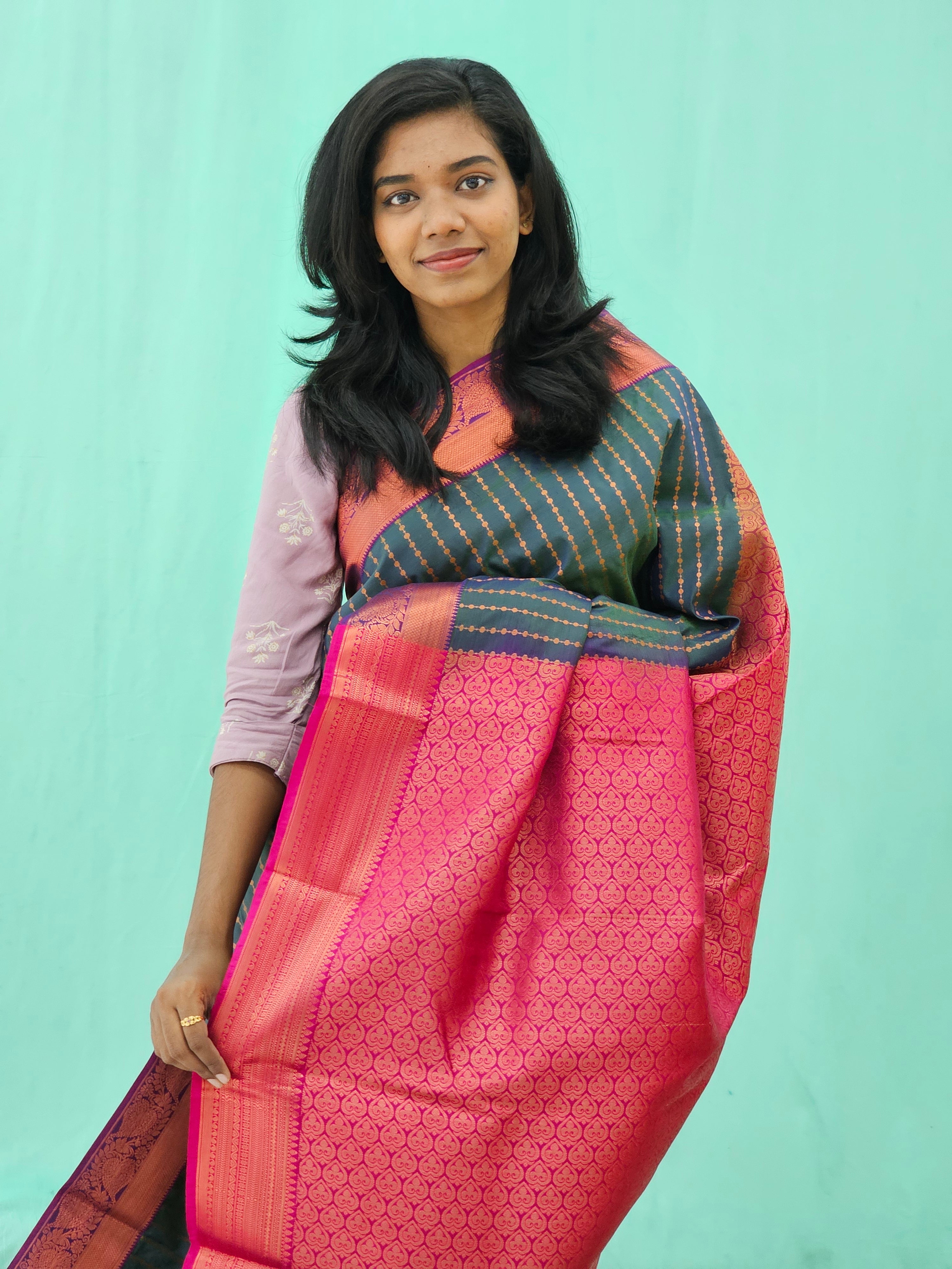 Kanchipuram Blended Trending Silk Saree 108