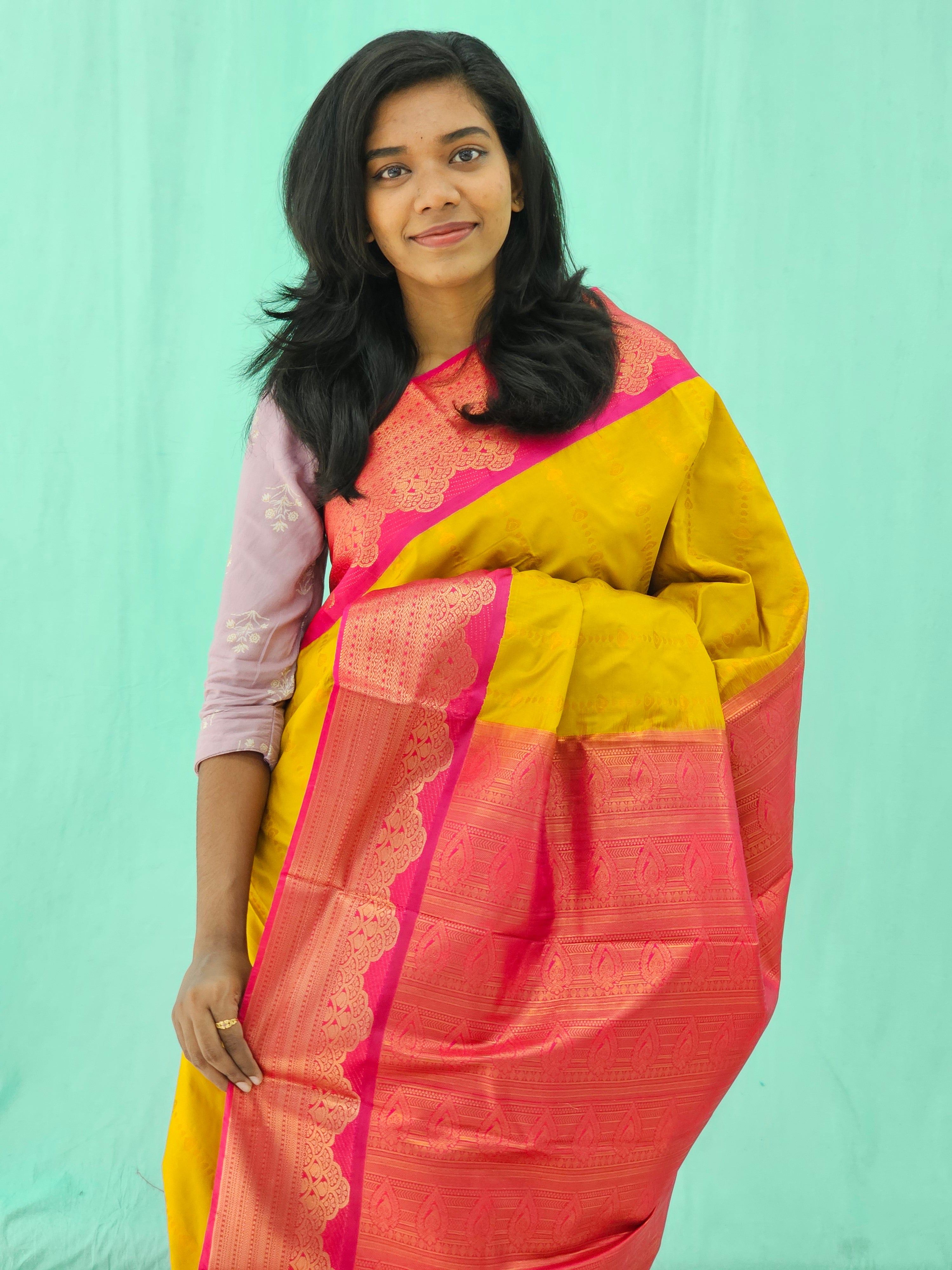 Kanchipuram Blended Trending Silk Saree 109