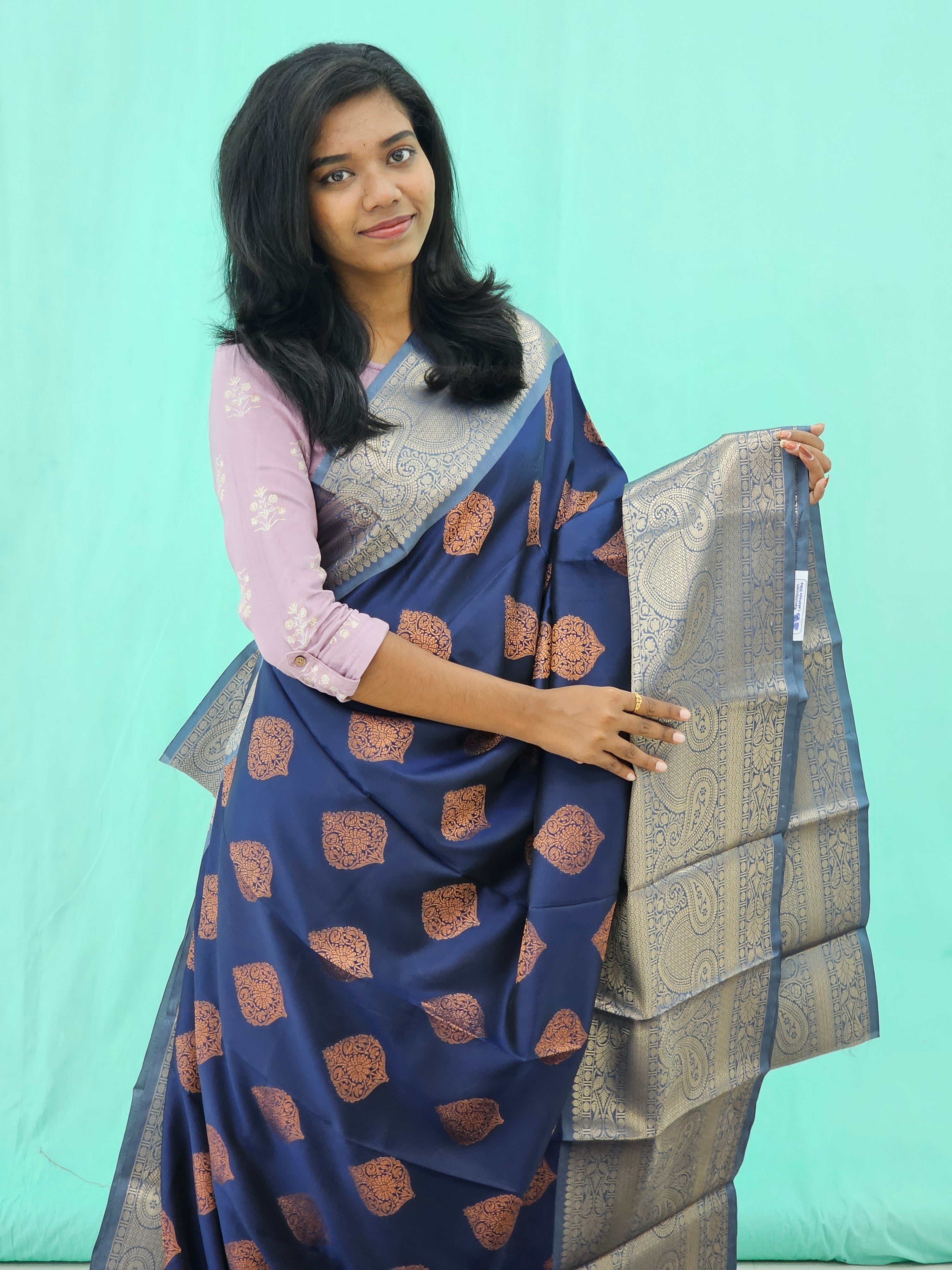 Kanchipuram Blended Trending Silk Saree 110