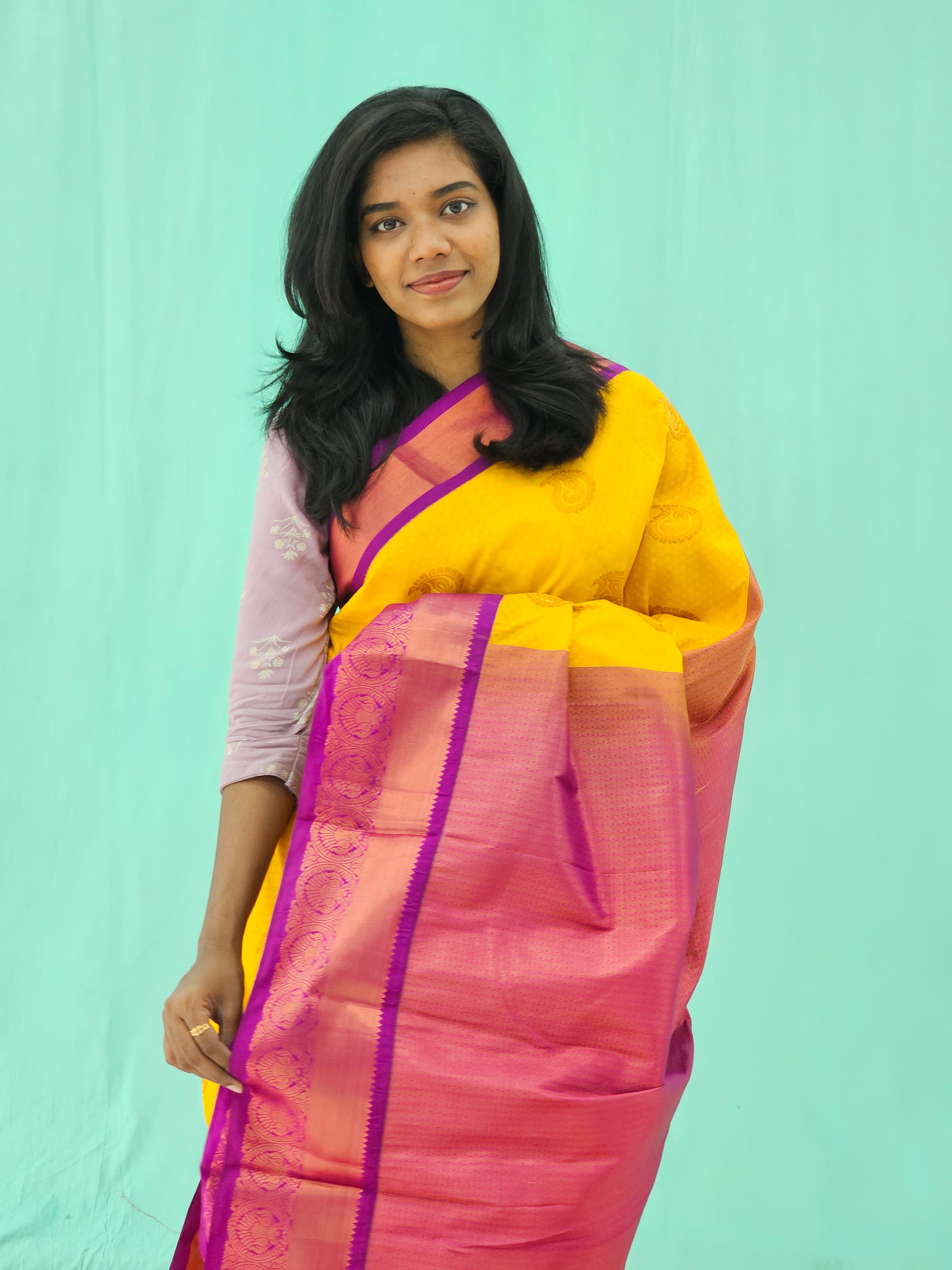 Kanchipuram Blended Trending Silk Saree 113