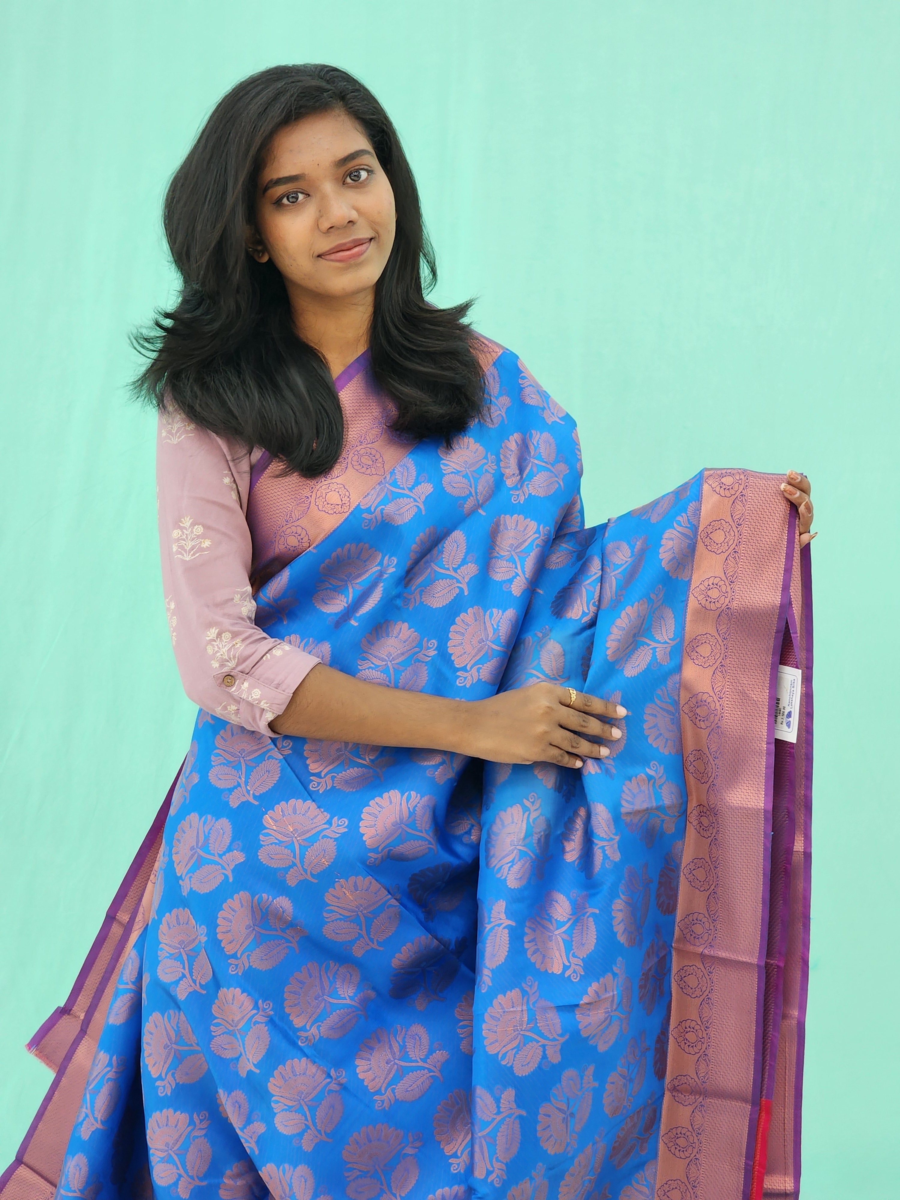 Kanchipuram Blended Trending Silk Saree 121