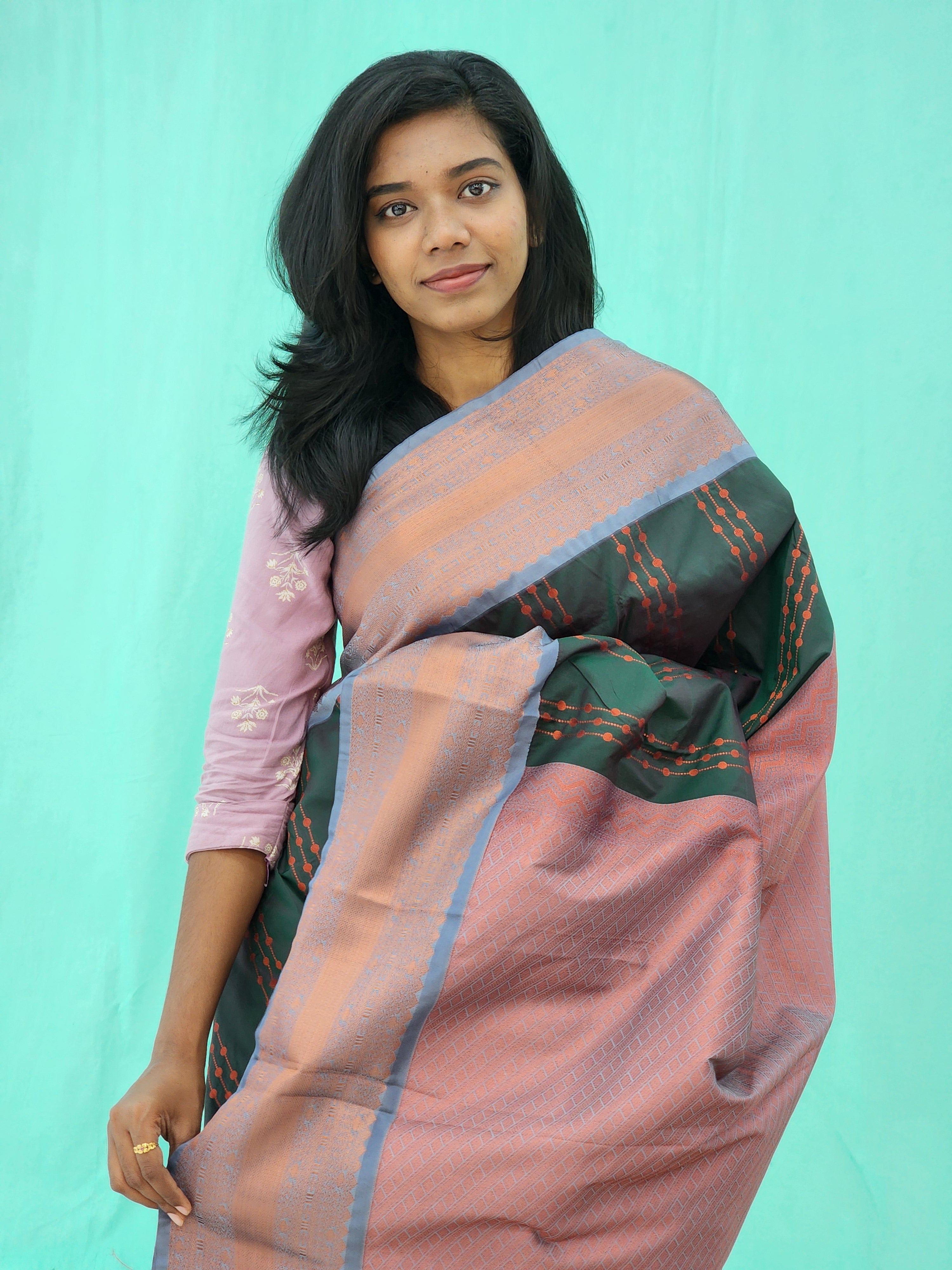 Kanchipuram Blended Trending Silk Saree 122