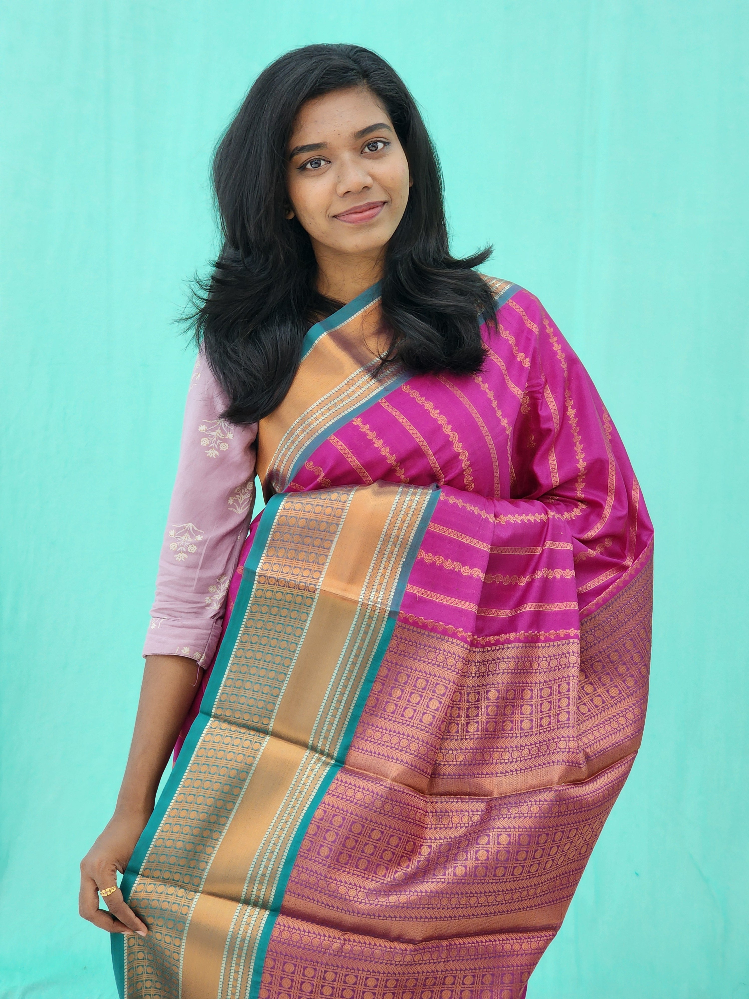 Kanchipuram Blended Trending Silk Saree 124