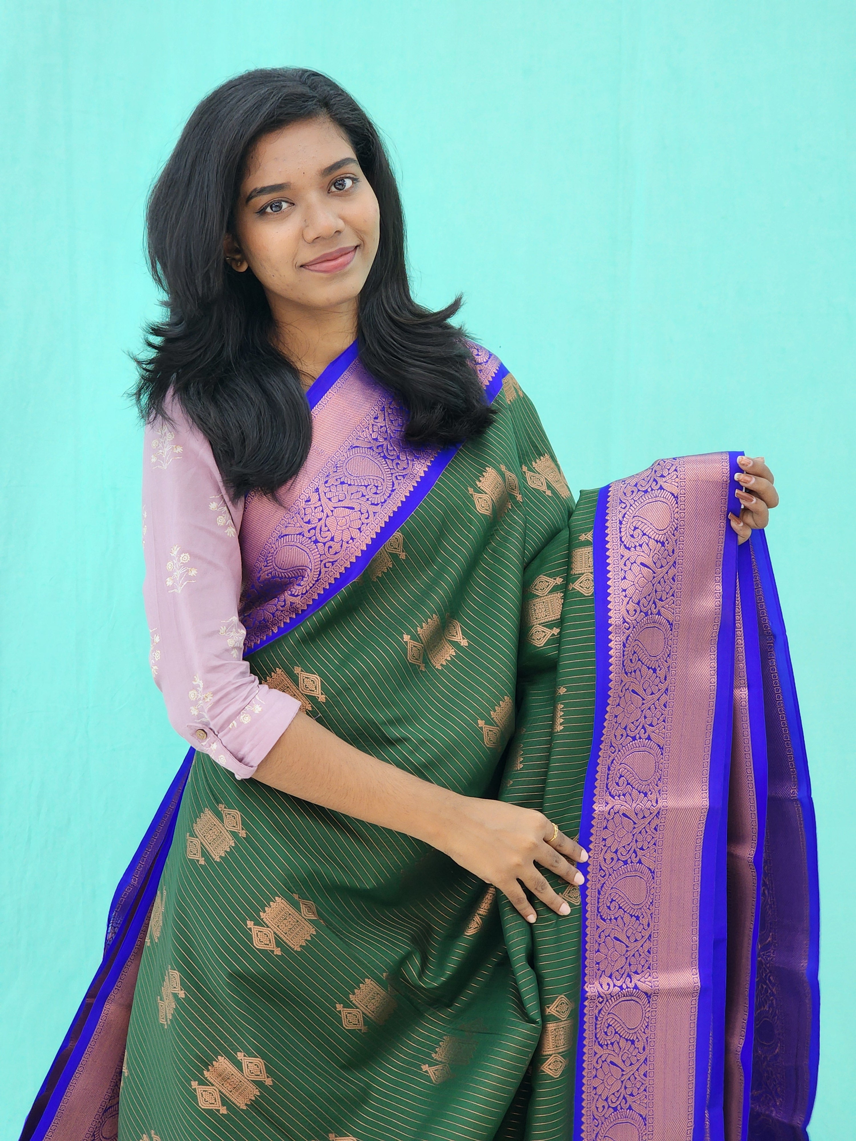 Kanchipuram Blended Trending Silk Saree 126