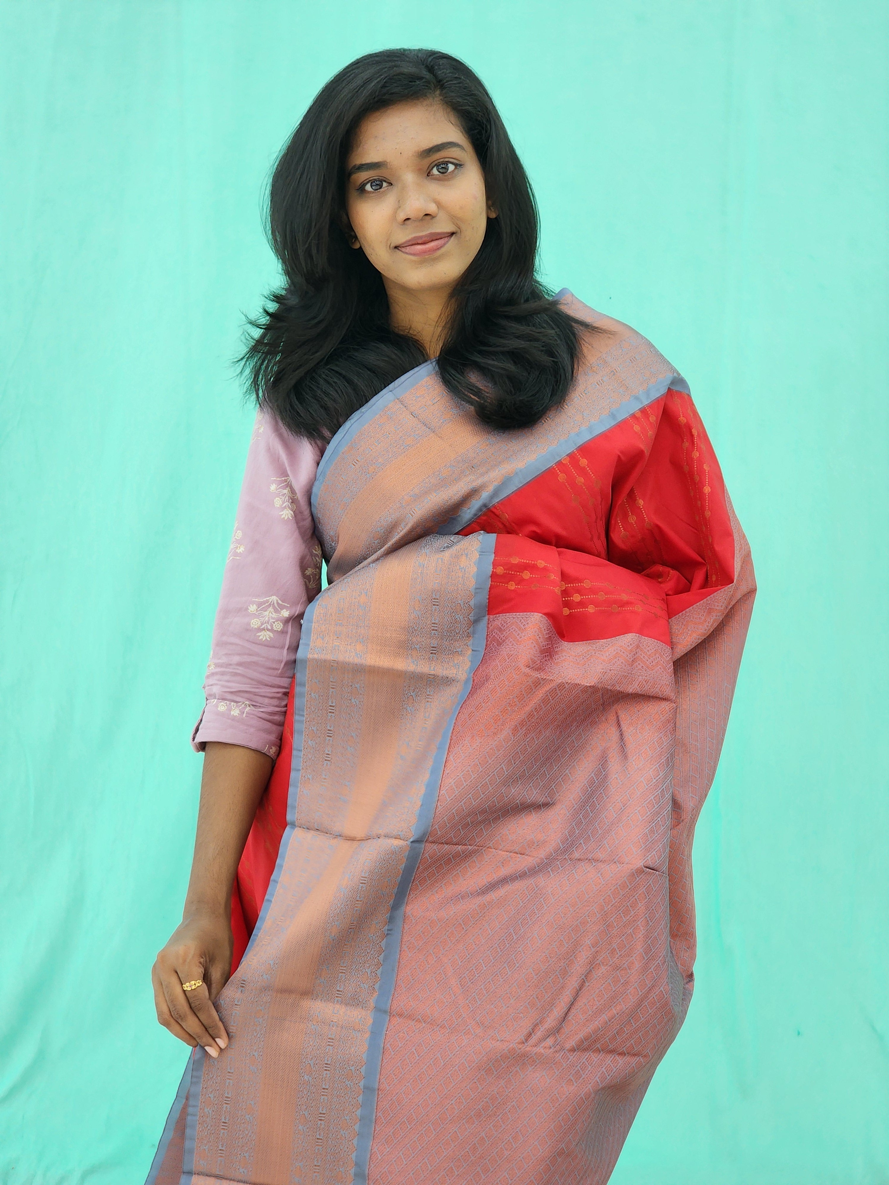 Kanchipuram Blended Trending Silk Saree 127