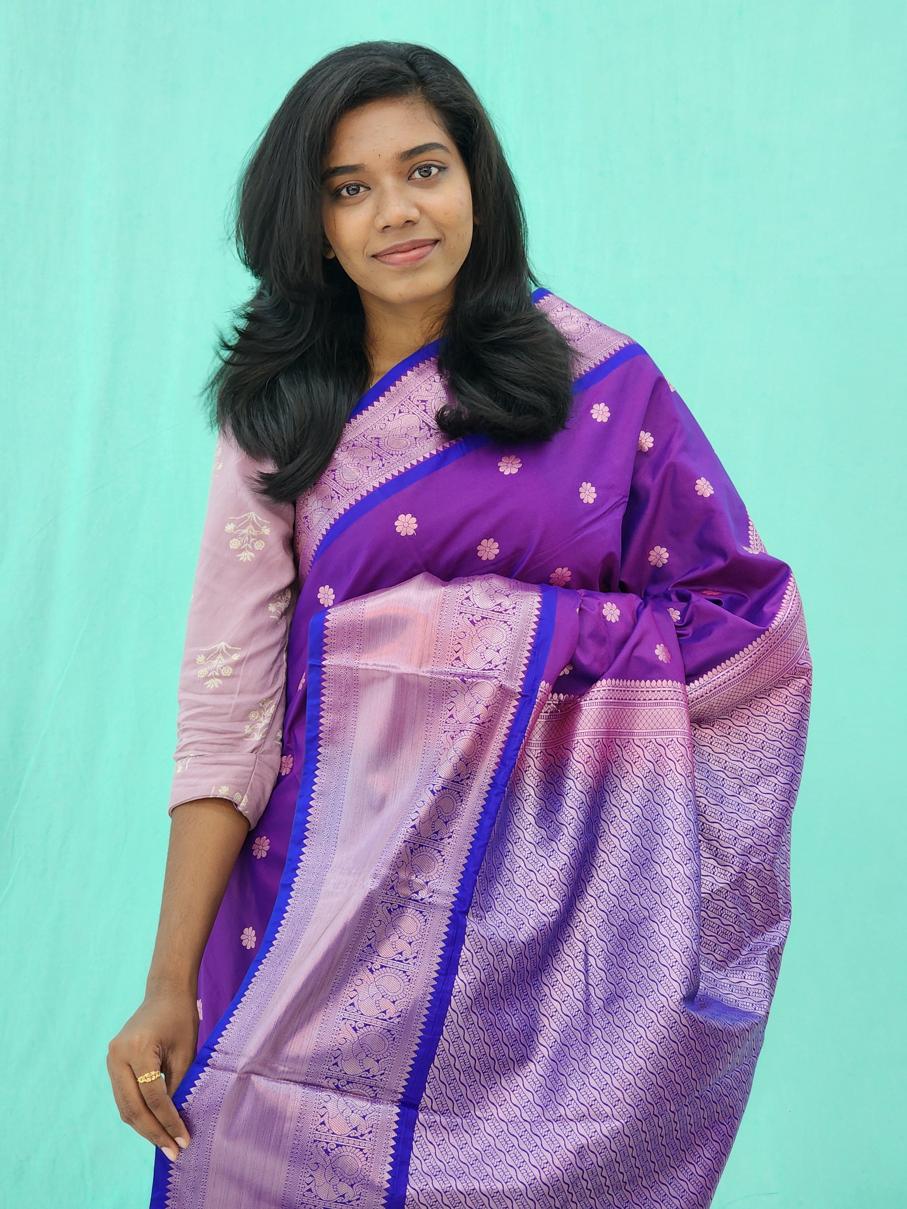 Kanchipuram Blended Trending Silk Saree 128