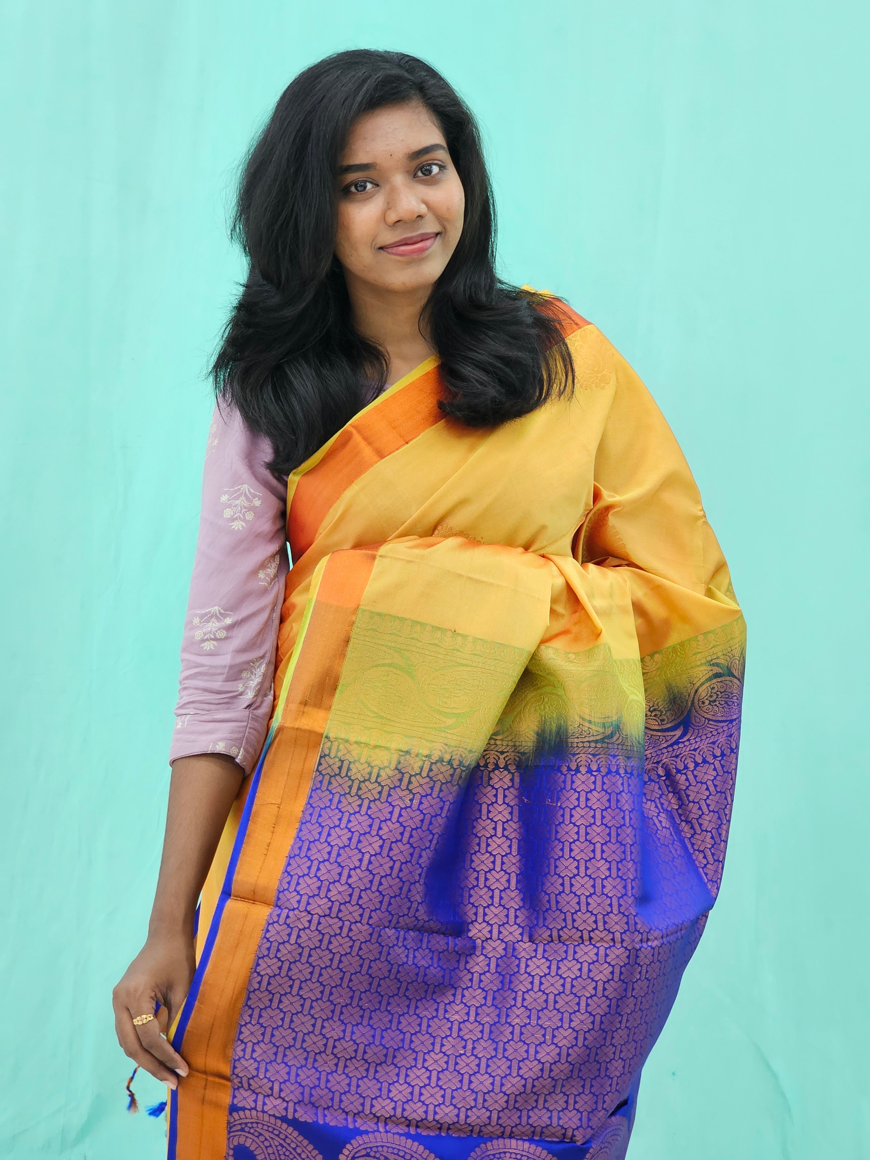 Kanchipuram Blended Trending Silk Saree 134