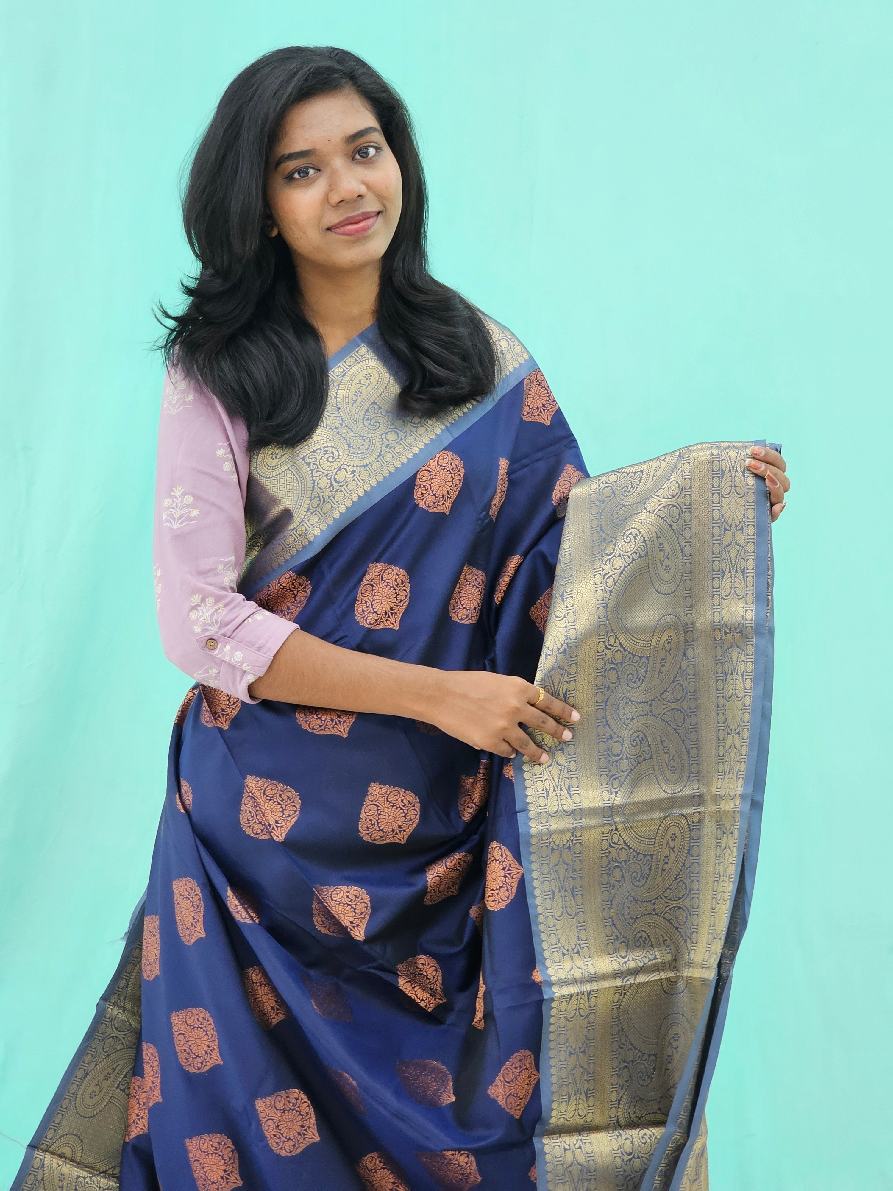 Kanchipuram Blended Trending Silk Saree 135