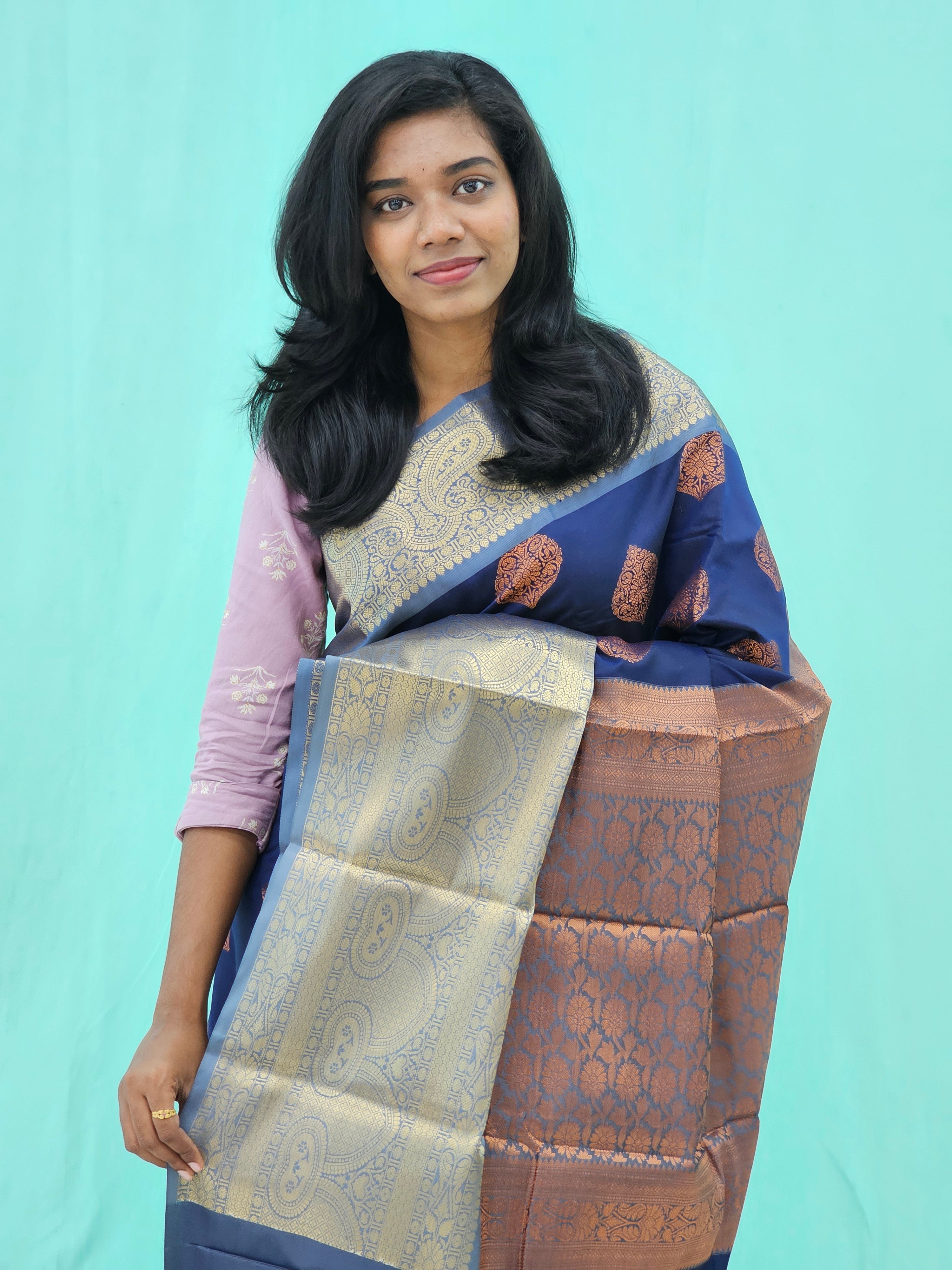 Kanchipuram Blended Trending Silk Saree 135