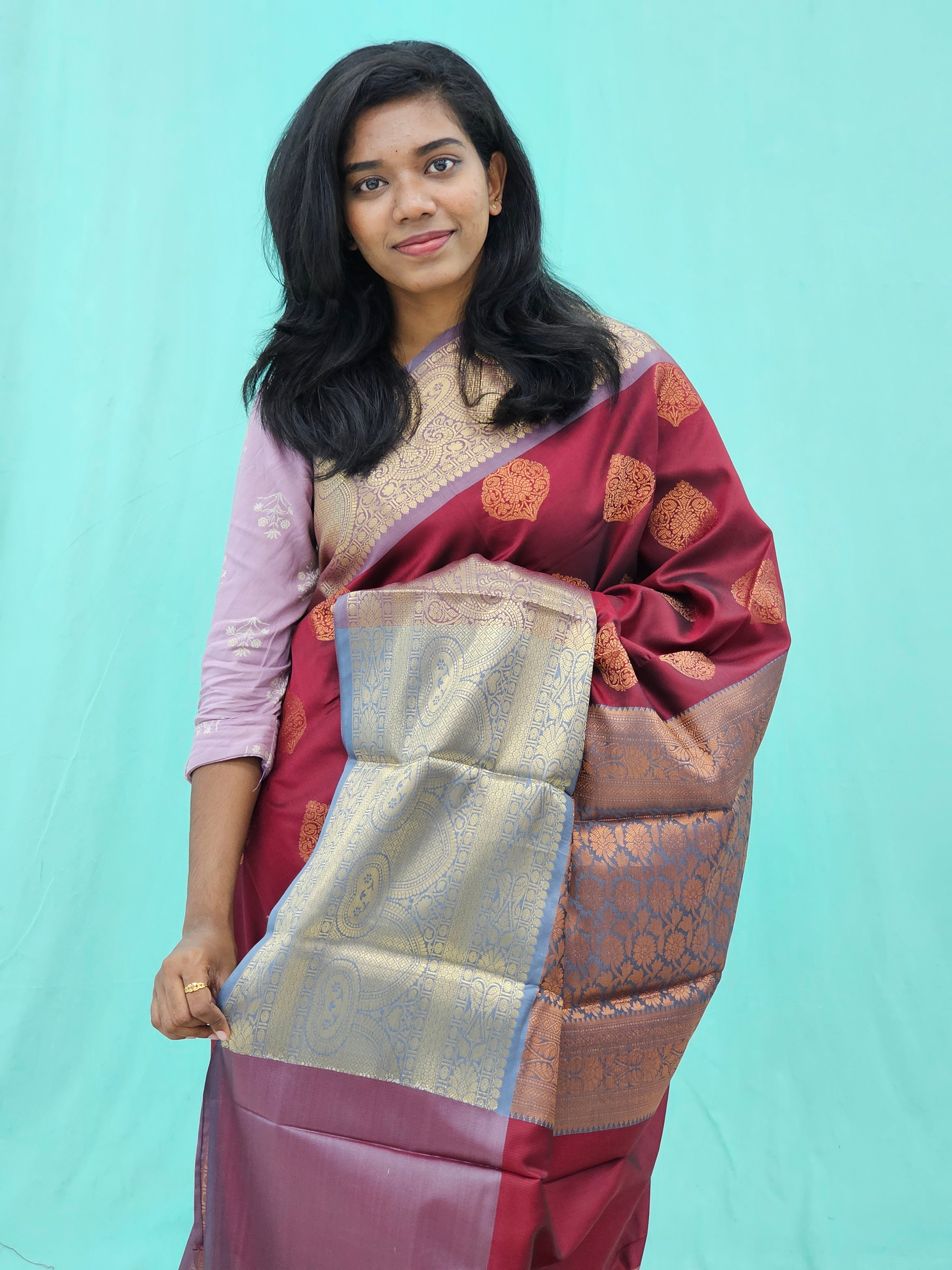 Kanchipuram Blended Trending Silk Saree 137