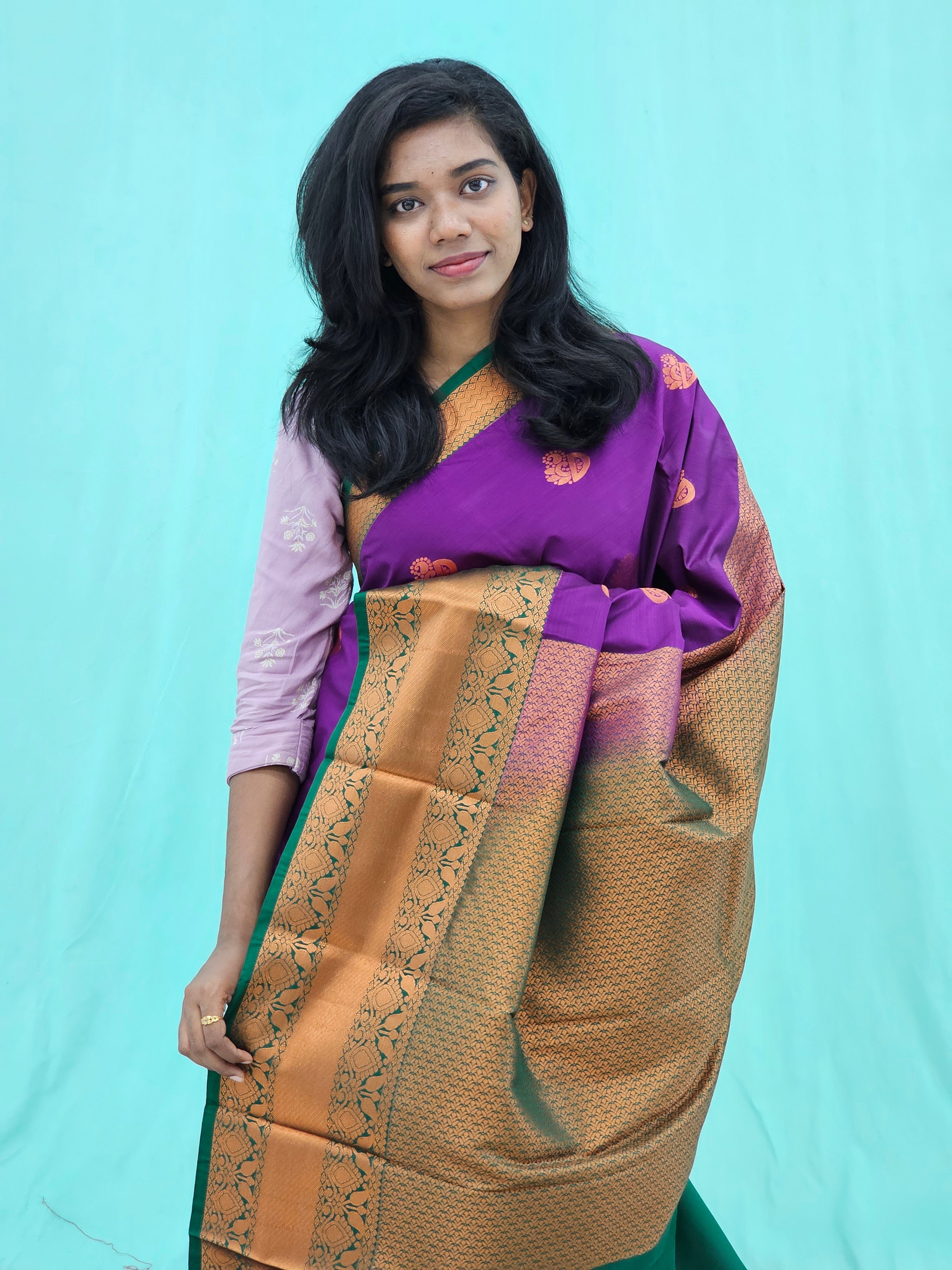 Kanchipuram Blended Trending Silk Saree 138