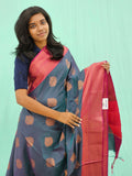 Kanchipuram Blended Fancy Korvai Silk Saree 1286