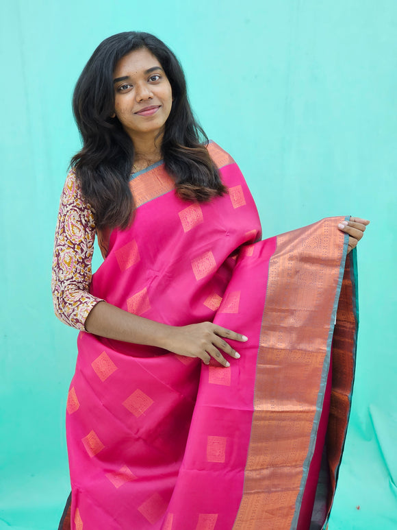 Kanchipuram Pure Trendy Silk Saree 027