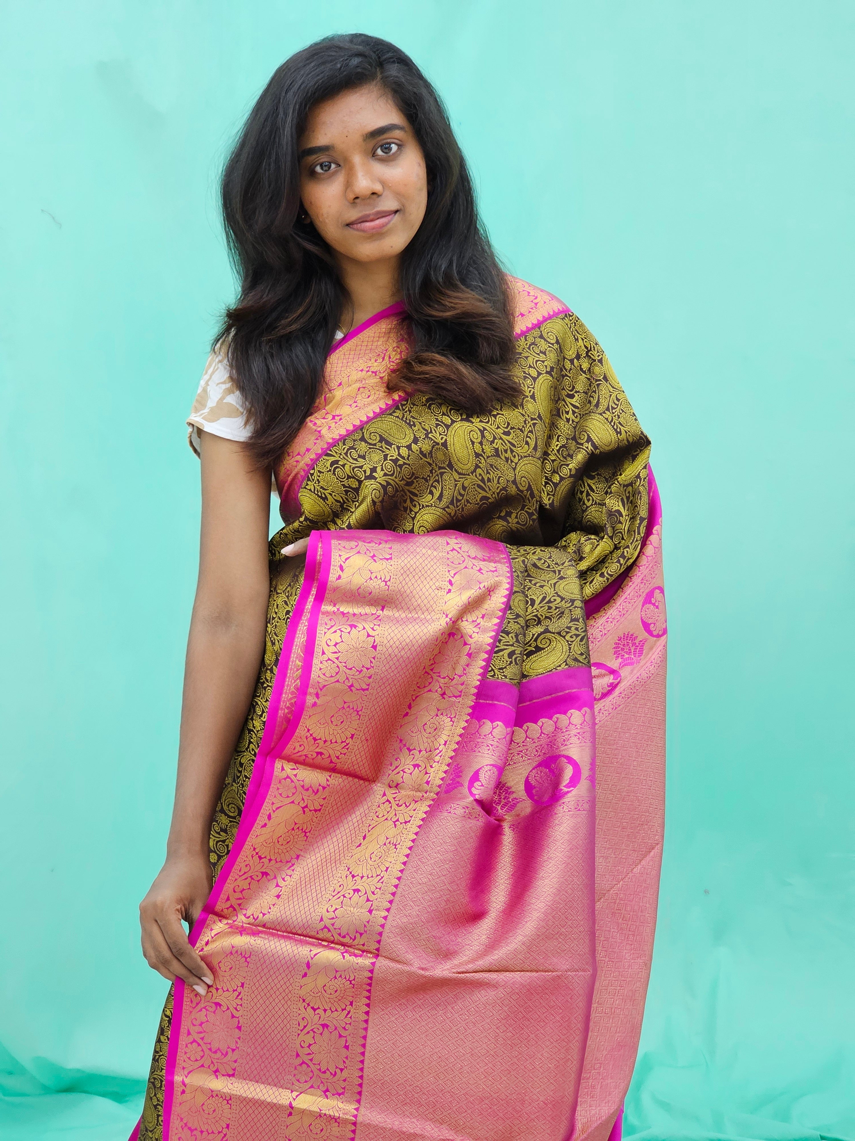 Kanchipuram Pure Tissue Silk Saree 006