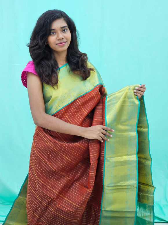 Kanchipuram Pure Luxurious Silk Saree 023