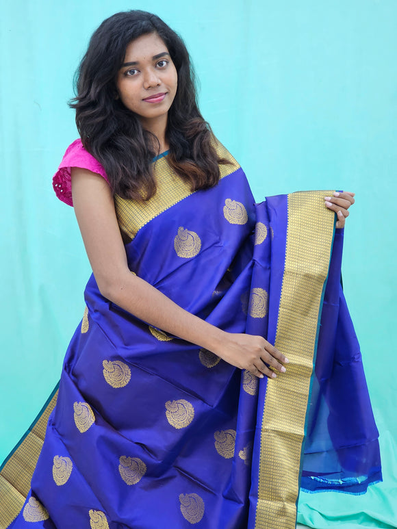 Kanchipuram Pure Luxurious Silk Saree 026